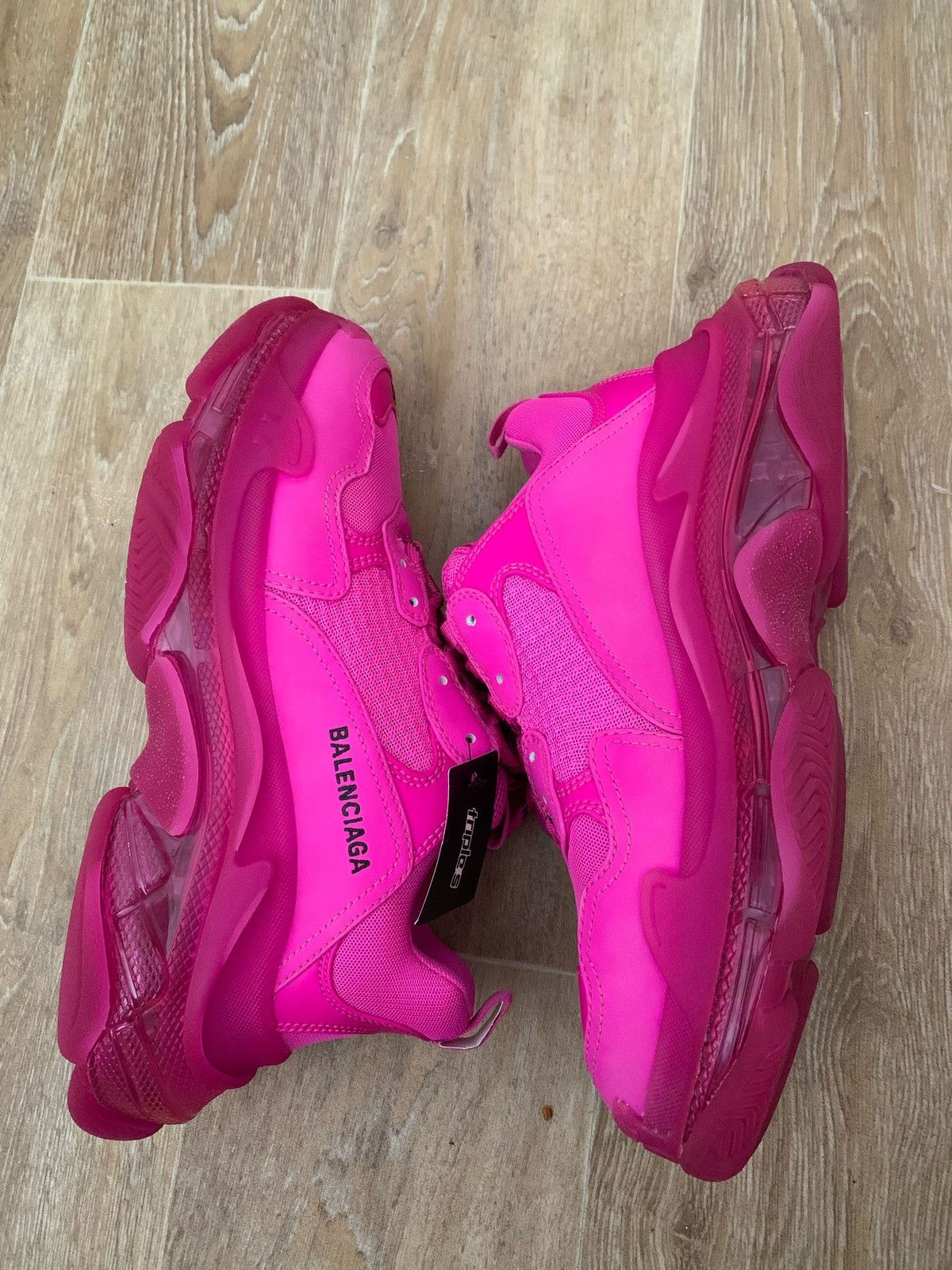 Balenciaga *RARE* Balenciaga Pink Triple S Clearsole Sz.42 Size US 12 / IT 42 - 1 Thumbnail