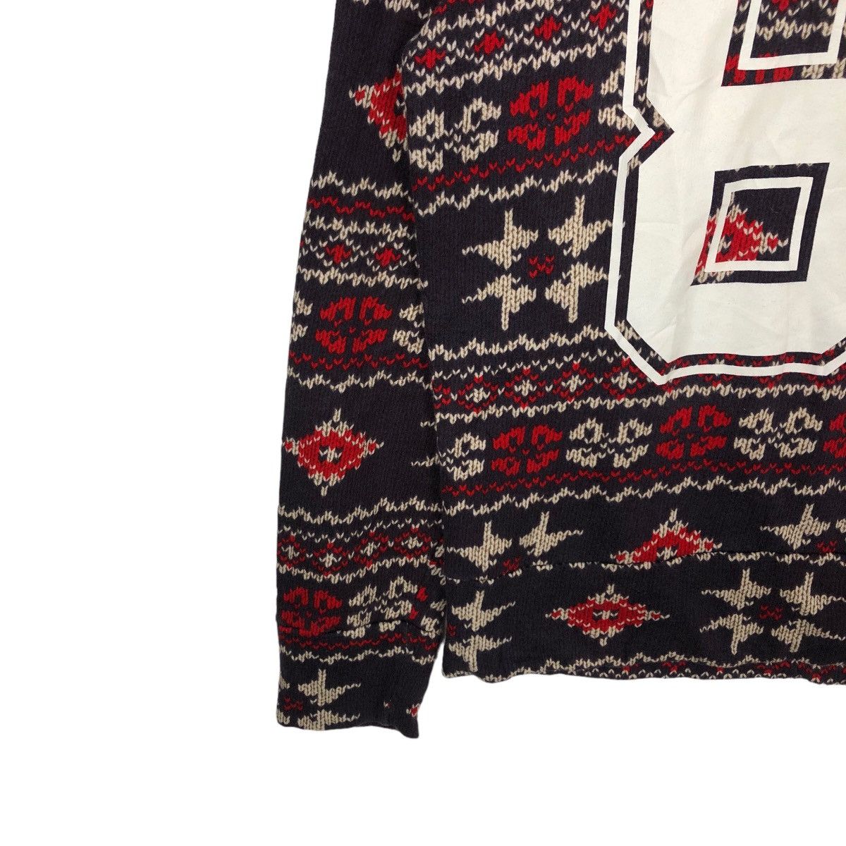 Japanese Brand VINTAGE NAVAJO DESIGN SWEATSHIRT FRENKLIN BIG LOGO Size L / US 10 / IT 46 - 3 Thumbnail