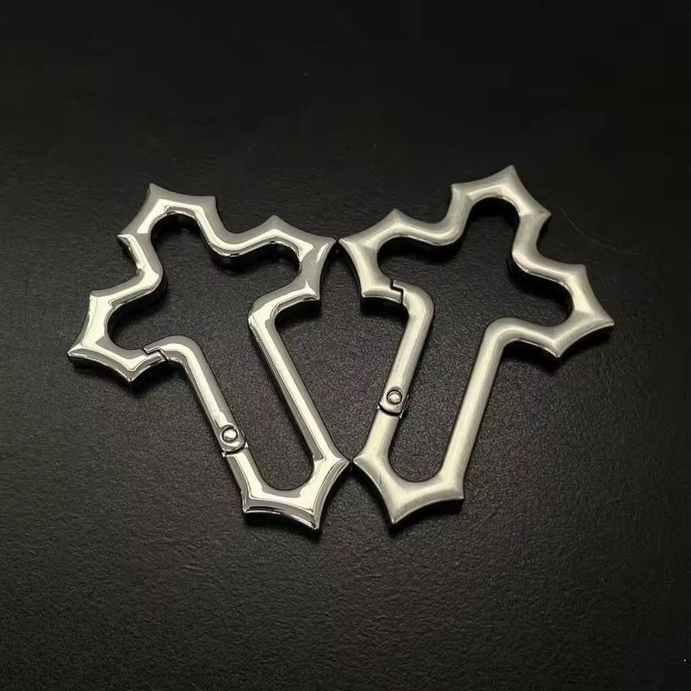 Other Saint chrome Cross Carabiner keychain steel Size ONE SIZE - 5 Thumbnail