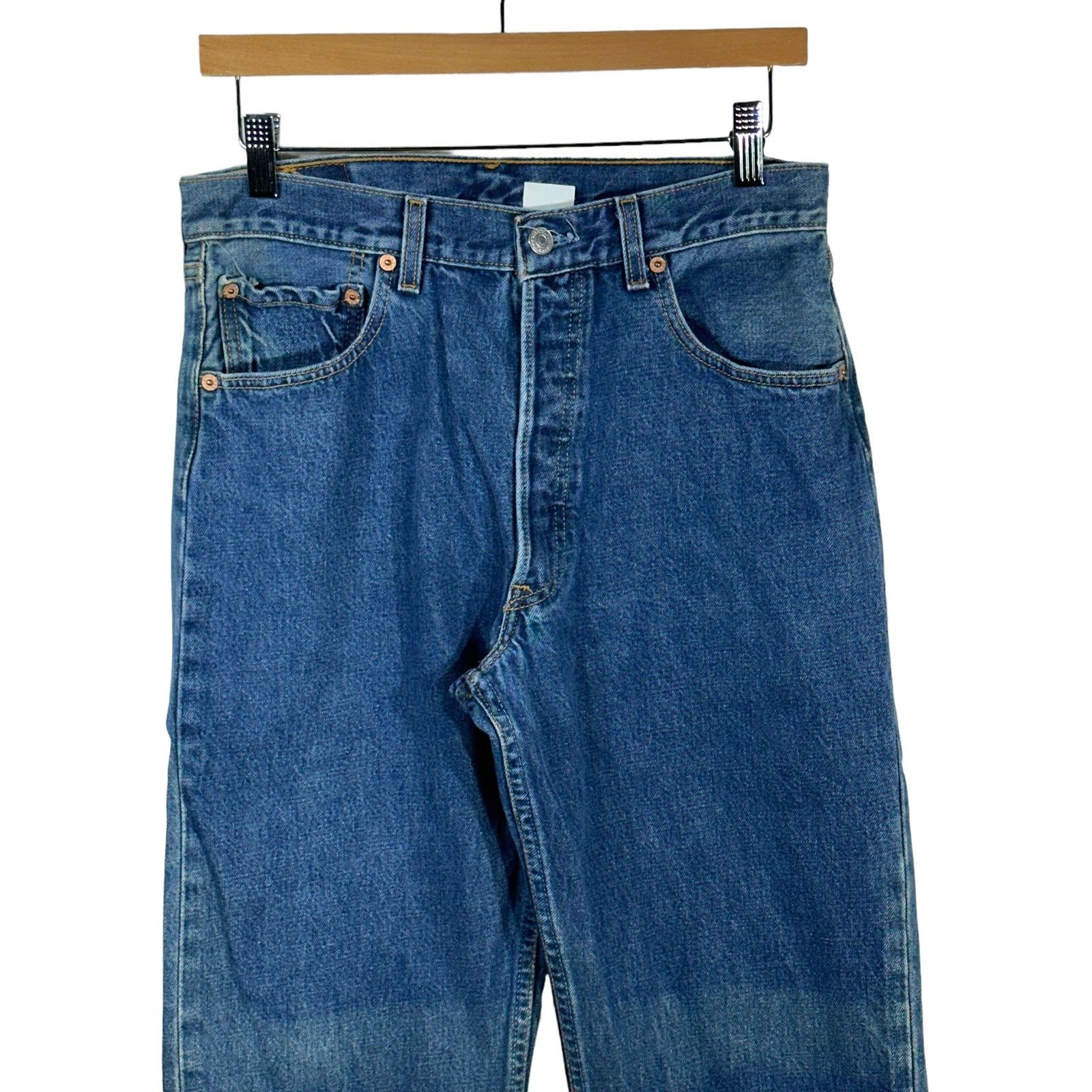 Levi's Vintage Levi's 501 Jeans 90s Size US 33 - 2 Thumbnail