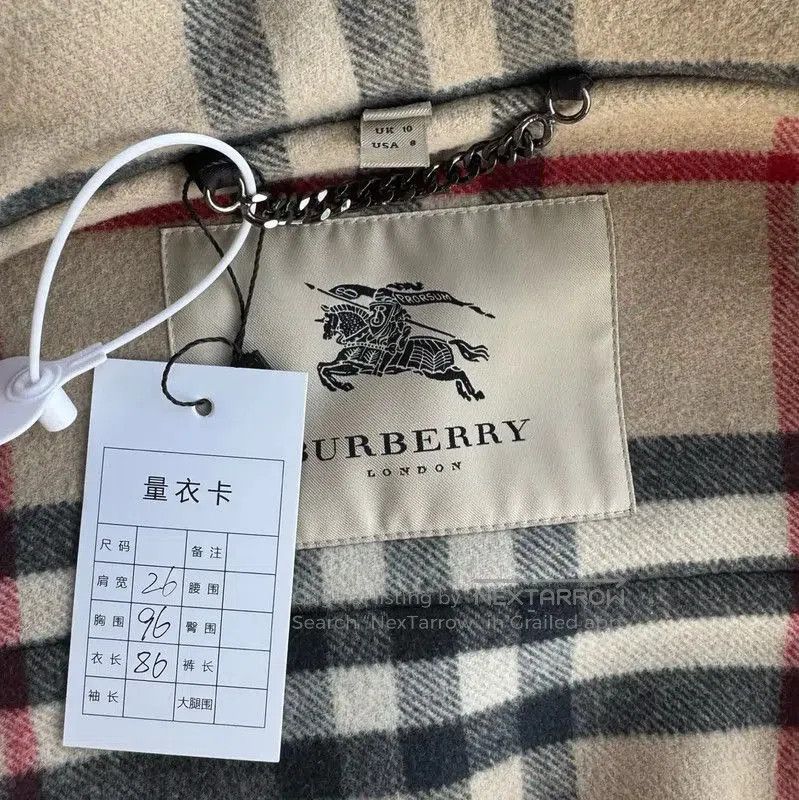 Burberry Burberry Black Wool Women's Coat. Size M / US 6-8 / IT 42-44 - 4 Thumbnail