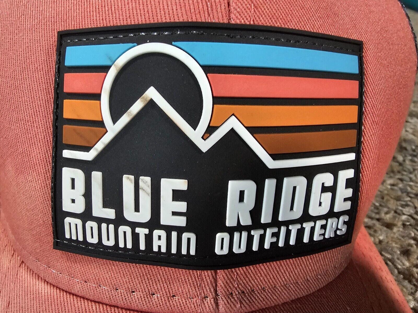 Our Legacy Blue Ridge Mountain Outfitters Snapback Hat Salmon Blue Mesh Size ONE SIZE - 4 Thumbnail