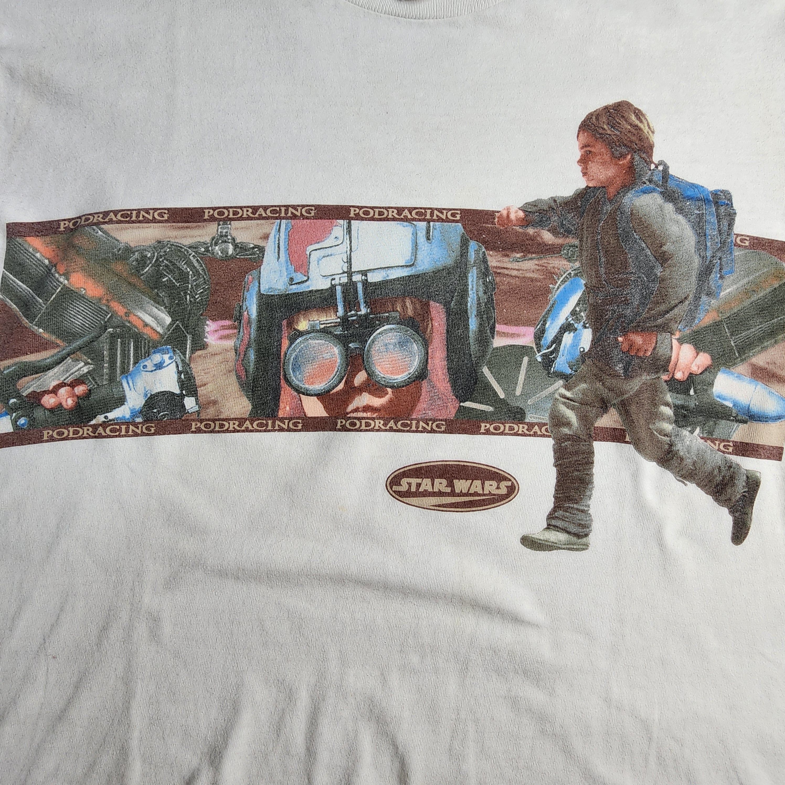 Star Wars × Vintage Vintage Star Wars Anakin Skywalker PodRacing Shirt Tee Size US S / EU 44-46 / 1 - 1 Thumbnail