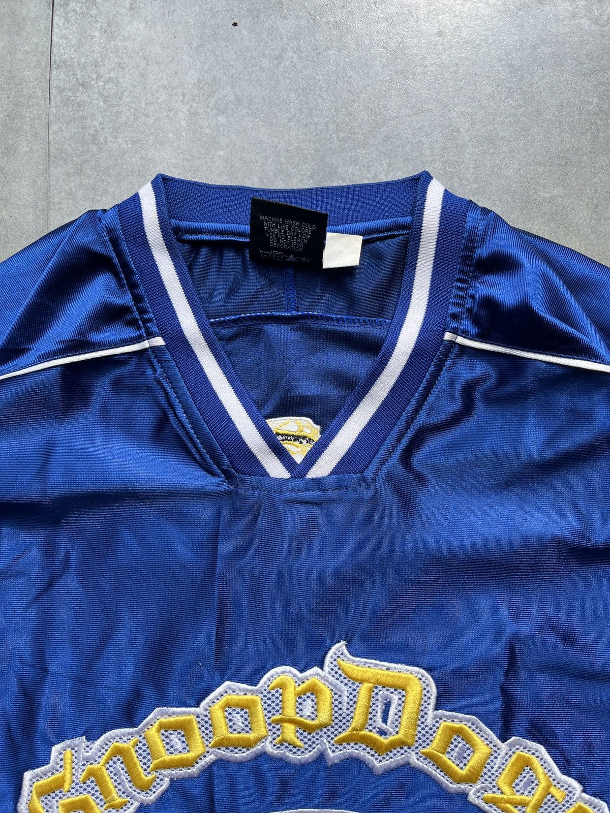 Snoop Dogg Blue & Yellow Snoop Dogg Jersey Early 2000s collector Piece Size US L / EU 52-54 / 3 - 6 Thumbnail