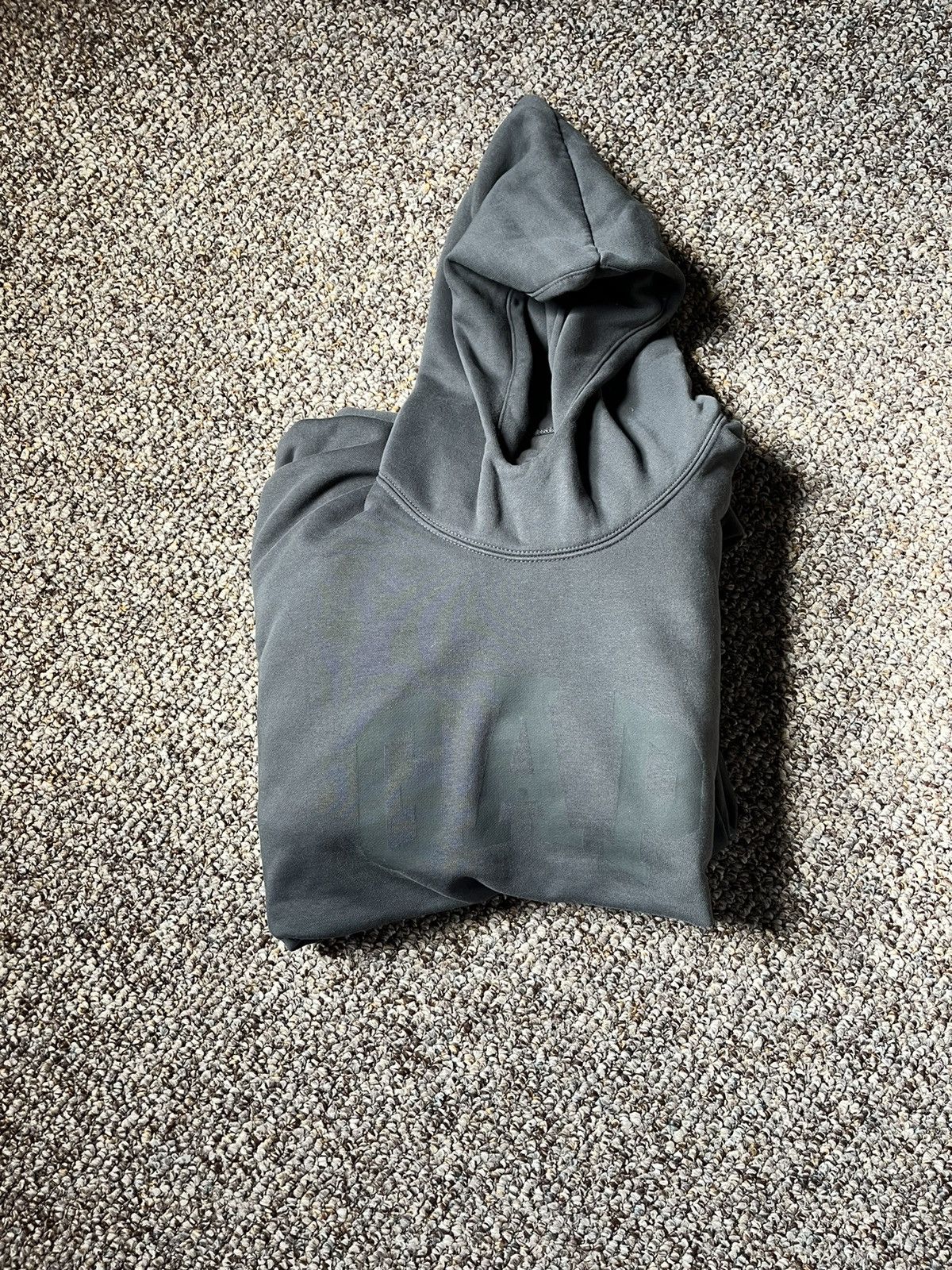 image of Yeezy Gap Balenciaga Oversized Hoodie Size L in Black, Men's