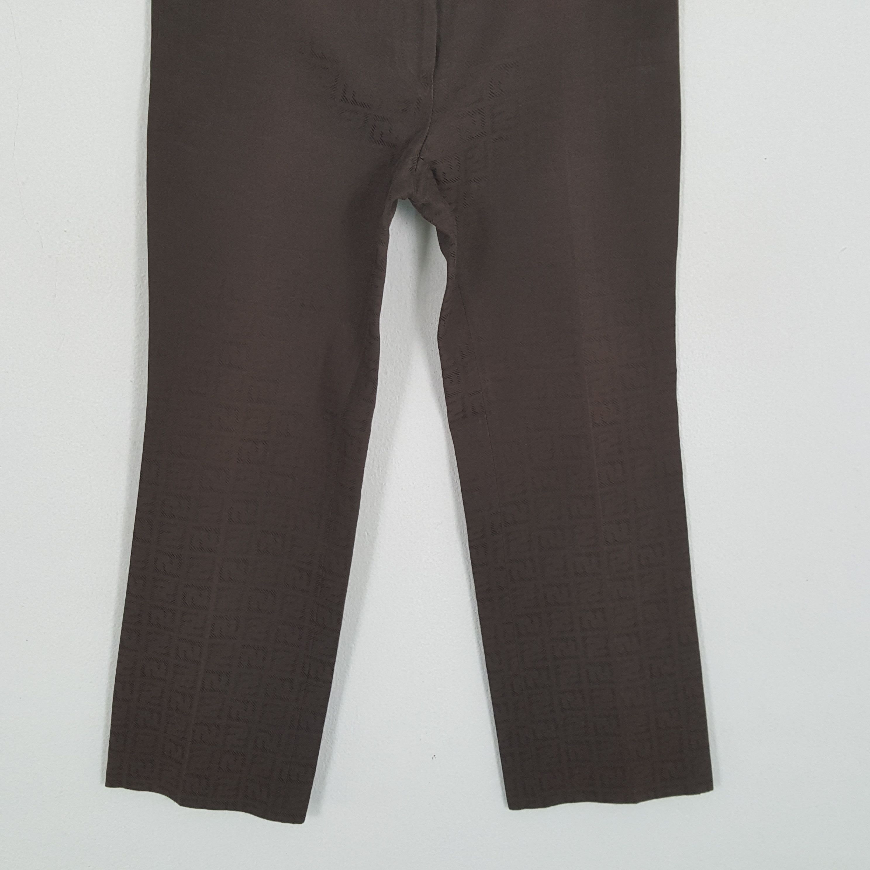 Fendi × Vintage FENDI Designer Luxury Brand Fashion Style Monogram Pants Size 27" / US 4 / IT 40 - 3 Thumbnail