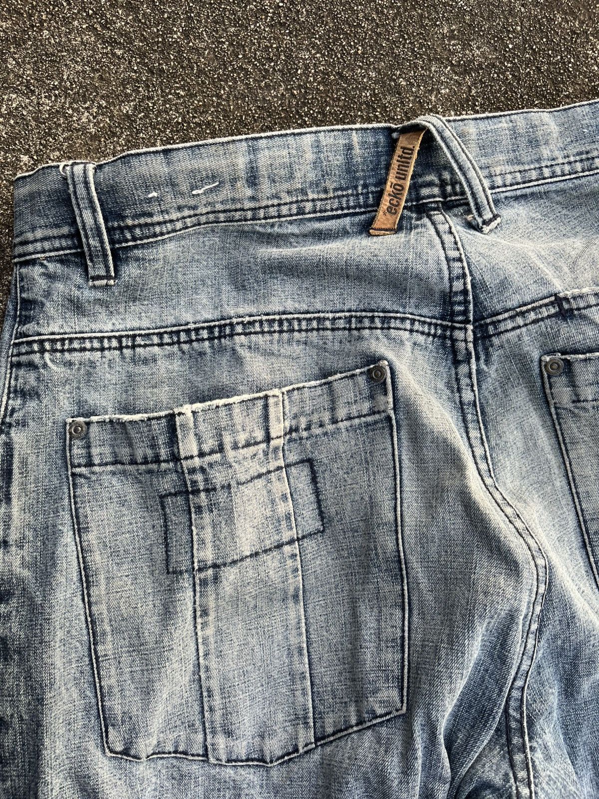 Ecko Unltd. × Vintage Distressed Jeans Ecko unltd style loose fit Size US 34 / EU 50 - 3 Thumbnail