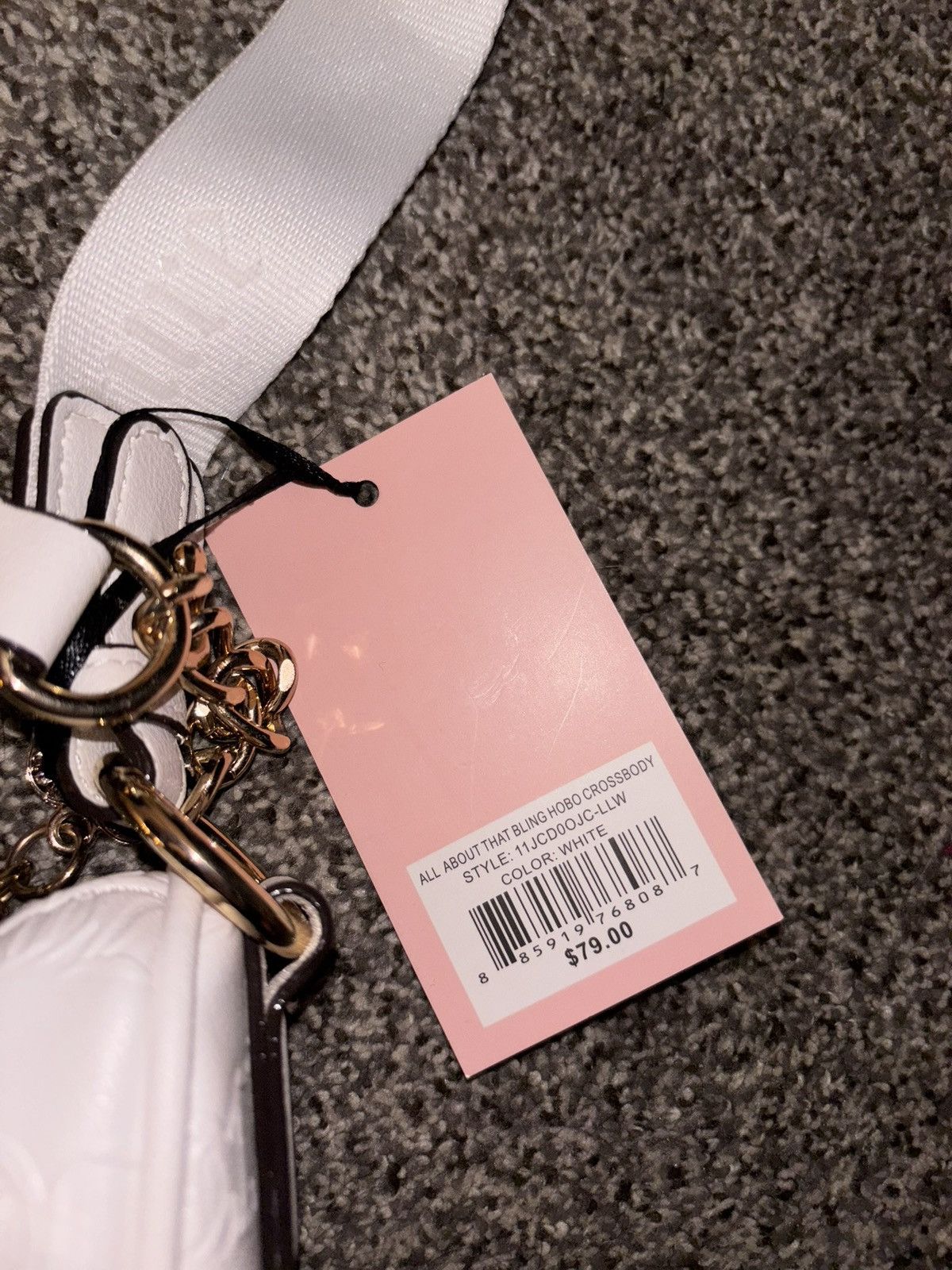Juicy Couture White Juicy Couture Crossbody Purse Size ONE SIZE - 4 Thumbnail