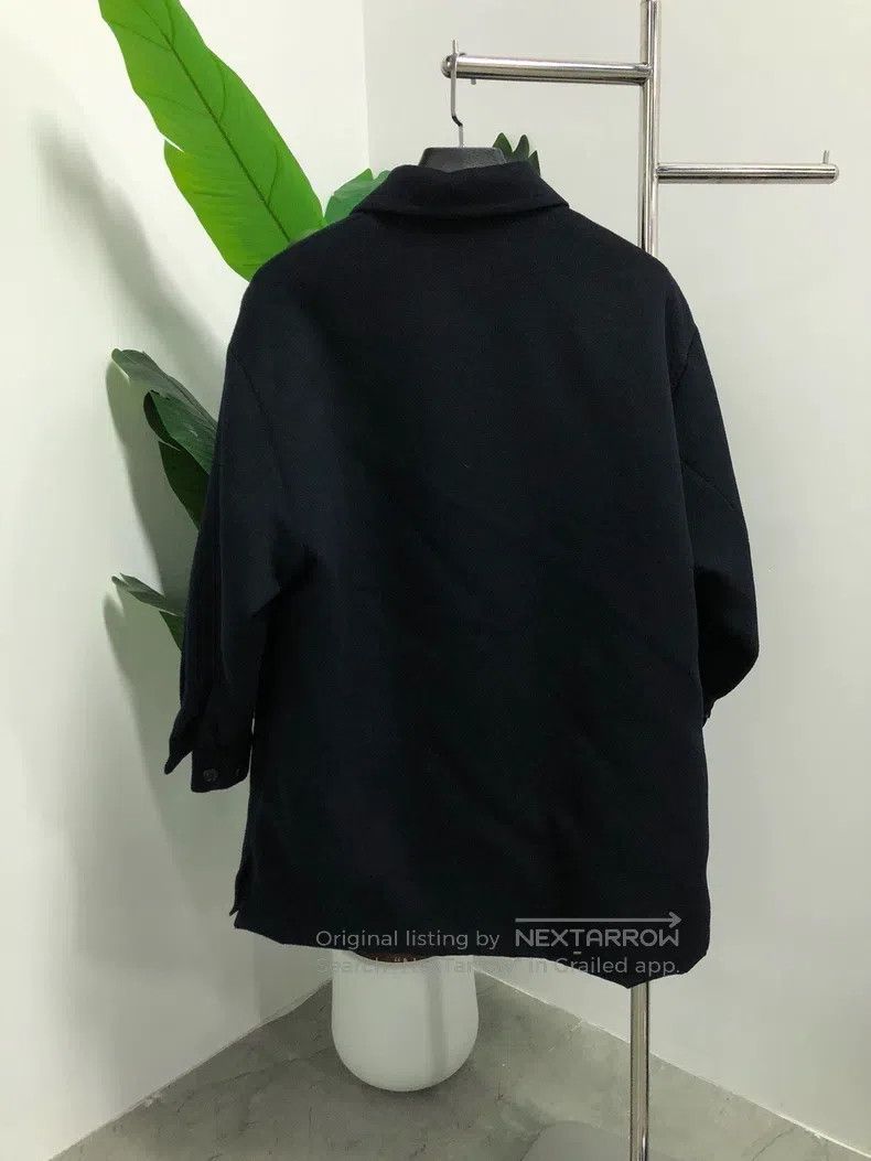 Prada Prada FW22 Solid colour single-breasted logo decorated lon Size XXS / US 00 / IT 34 - 2 Thumbnail
