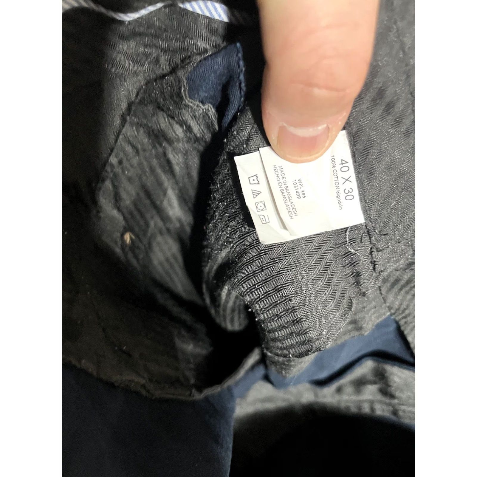Haggar Haggar Mens Dress Pants 40x30 Blue Flat Front Work To Weekend Size US 40 / EU 56 - 6 Thumbnail