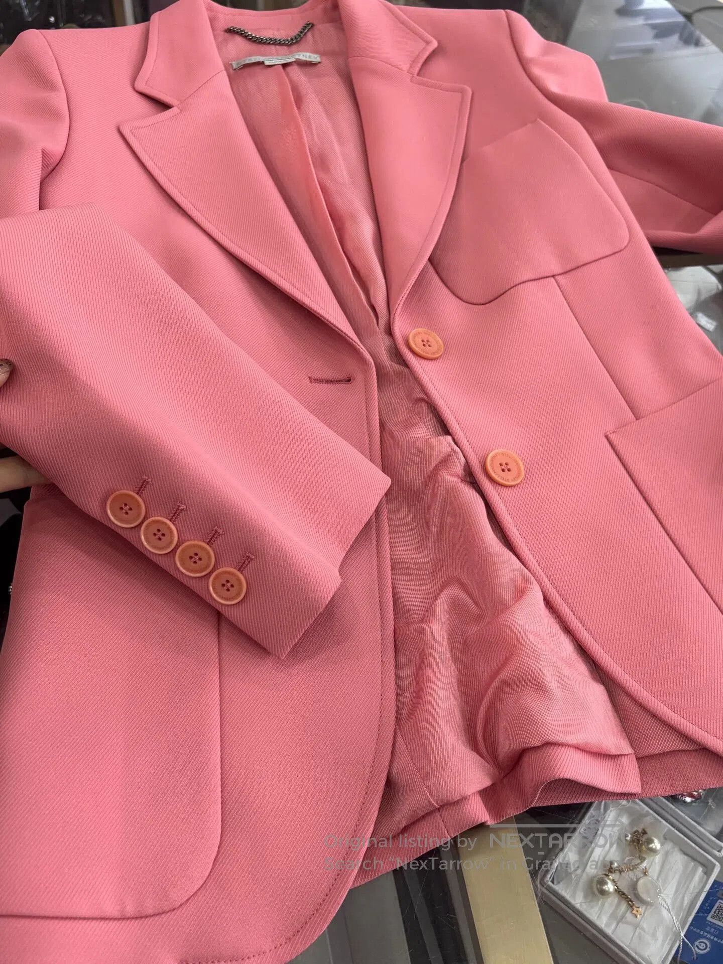 Stella McCartney Stella McCartney Pink Blazer Size 36. Size XS / US 0-2 / IT 36-38 - 8 Thumbnail