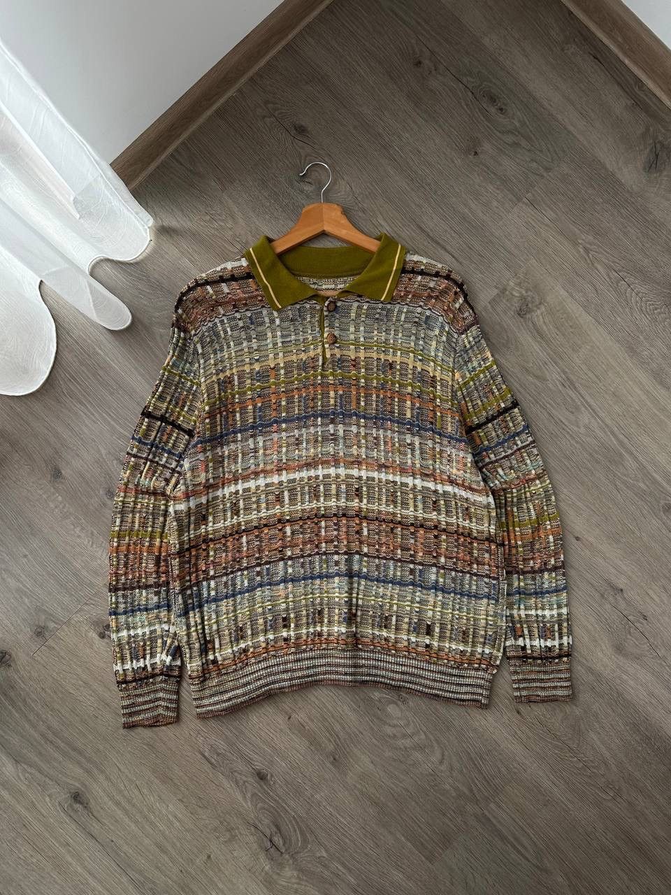 Japanese Brand × Vintage Vintage Botto Beige Cosby Botto Knit Sweater Size US M / EU 48-50 / 2 - 4 Thumbnail