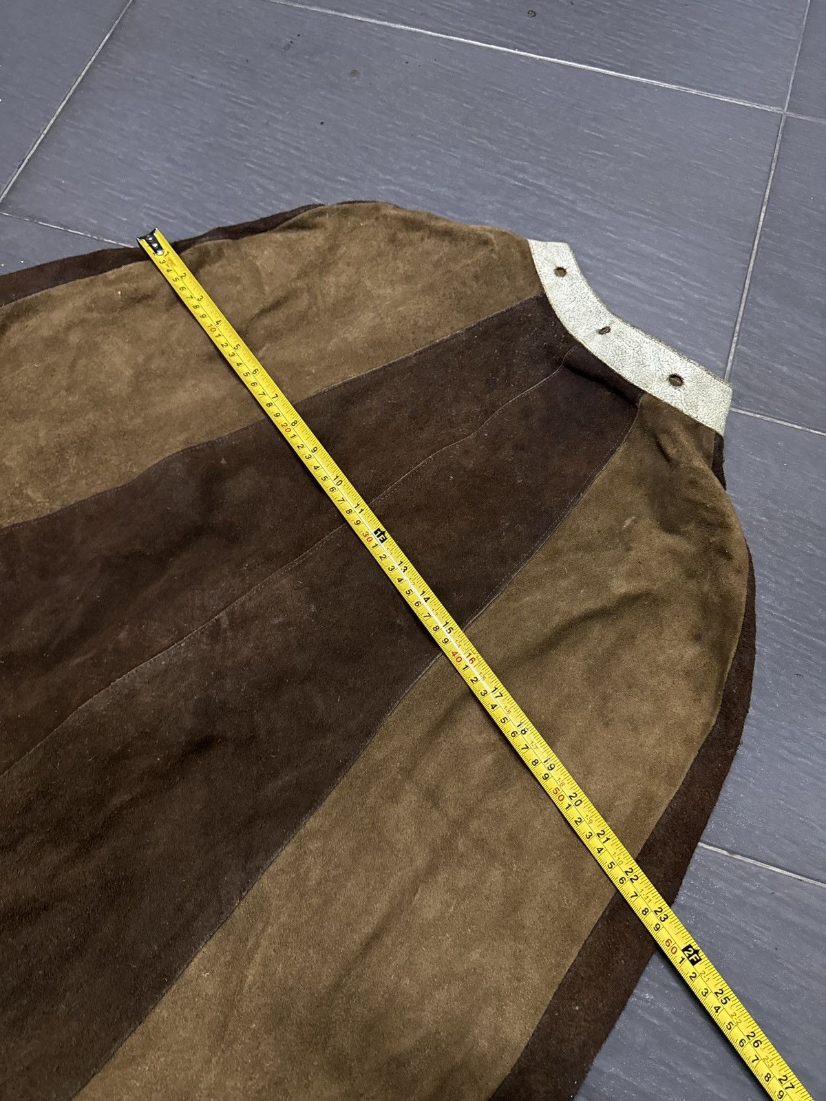 Leather Vintage Tribe Leather Capelet Size US L / EU 52-54 / 3 - 6 Thumbnail