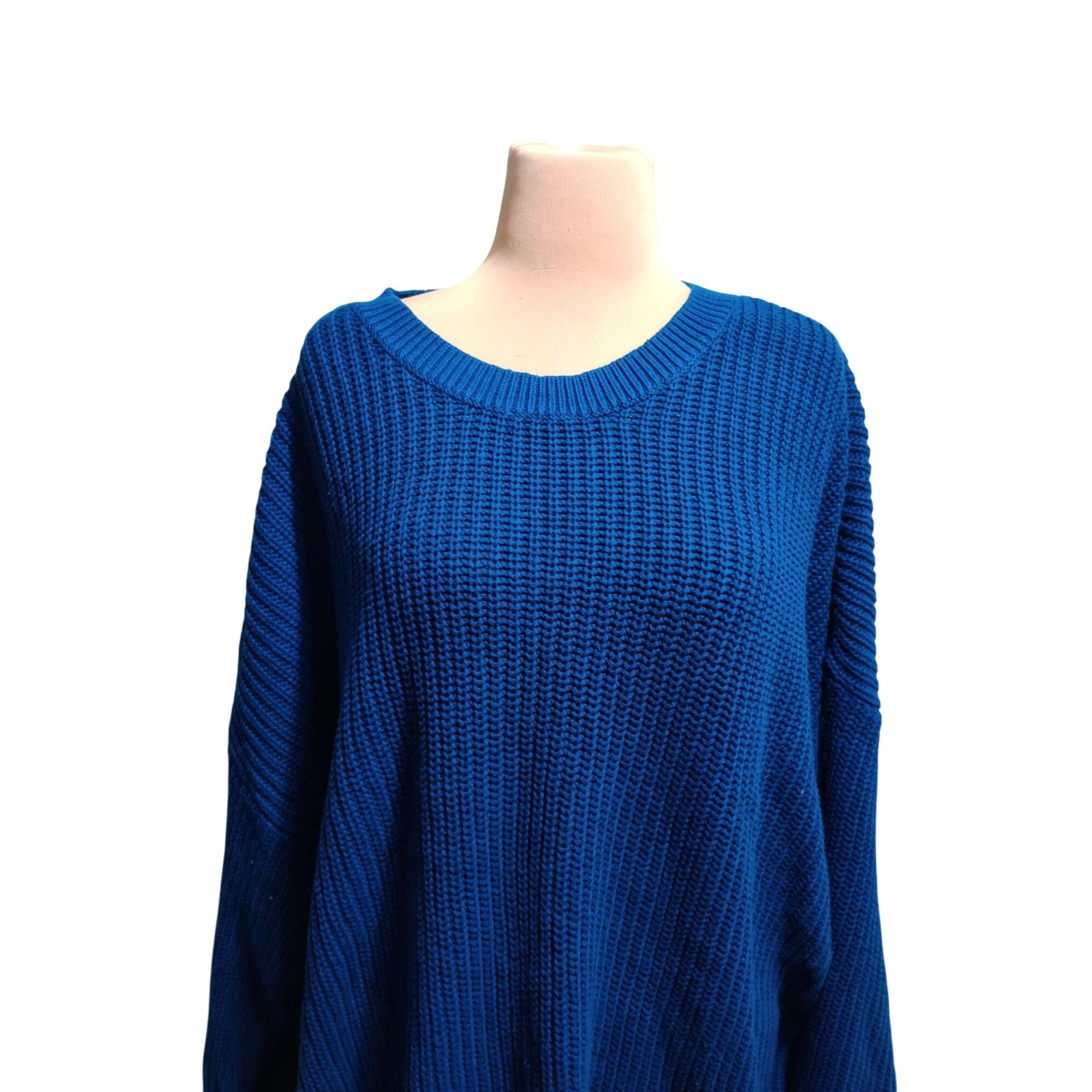 Sonoma Sonoma Plus Size 3X Blue Chunky Knit Sweater Oversized Cozy Size 3XL / US 20-22 - 13 Thumbnail