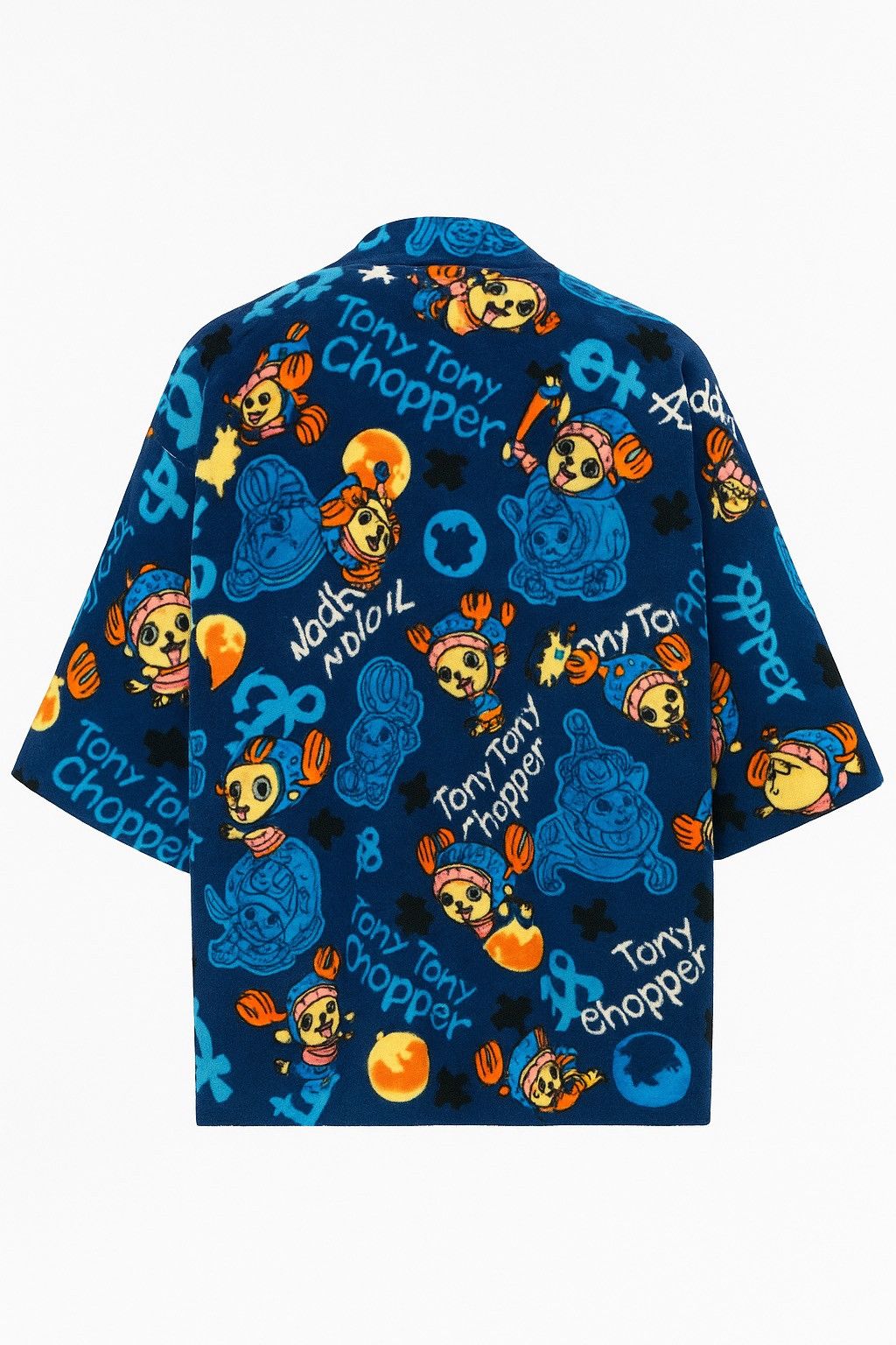One Piece Vintage One Piece Tony Tony Chopper Fleece Haori Anime Merch Size US M / EU 48-50 / 2 - 2 Thumbnail