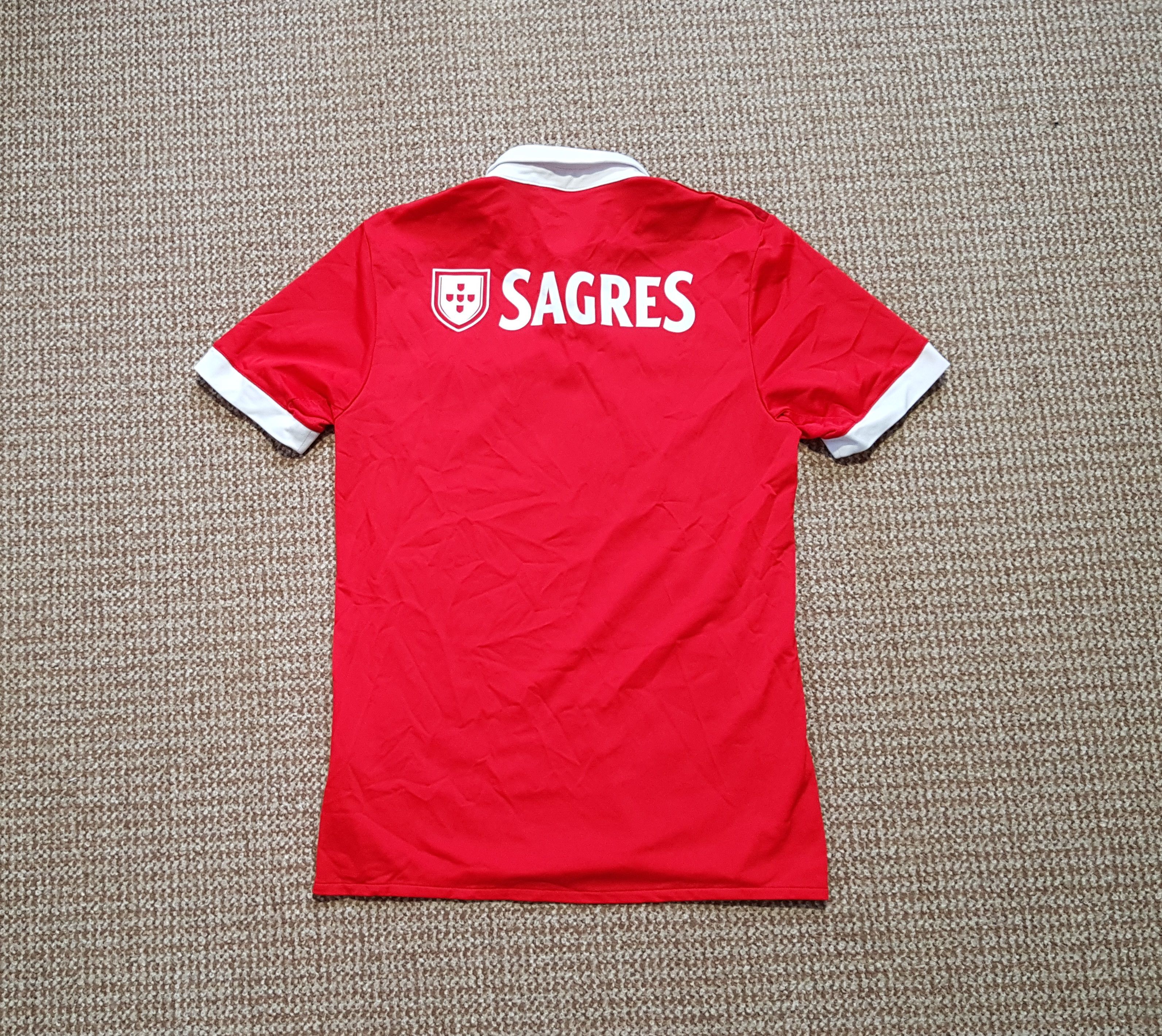 Adidas Adidas Benfica 2017-18 Home Soccer Football Jersey sz S Size US S / EU 44-46 / 1 - 2 Thumbnail
