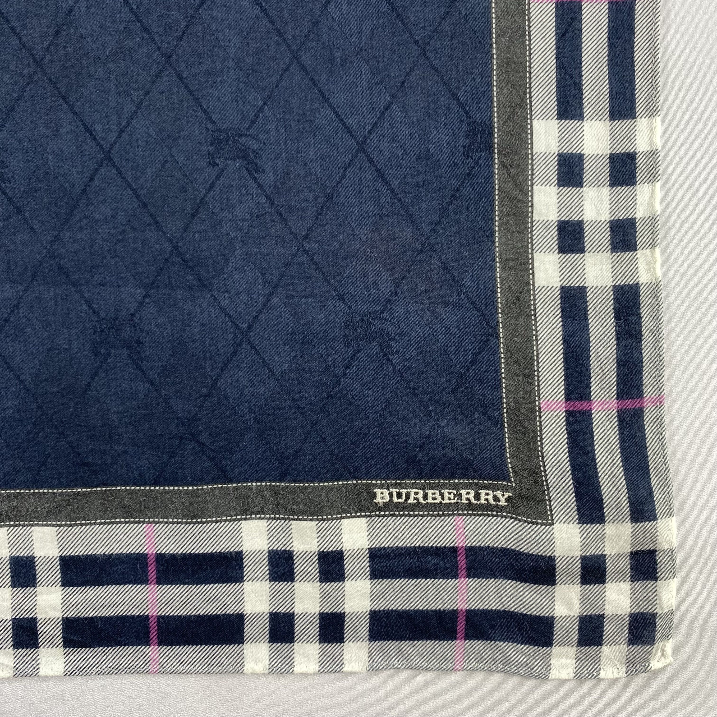 Burberry × Vintage Burberry Handkerchief / Neckerchief / Bandana-P1639 Size ONE SIZE - 3 Thumbnail
