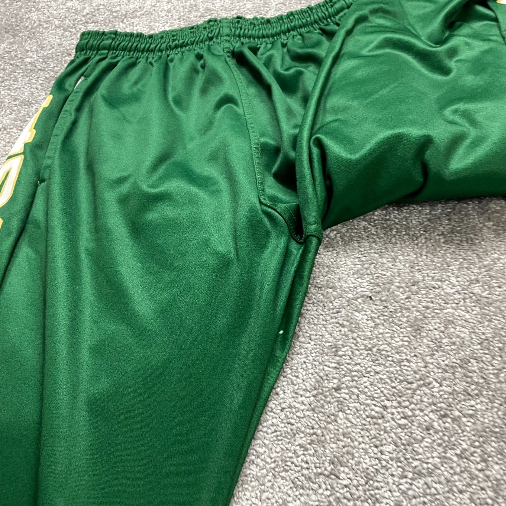 Vintage Unbranded Jogger Pants Women 2XL Green Elastic Waist Activewear Casual Travel Sweatpants Regular Fit Size 40" / US 18 - 7 Thumbnail
