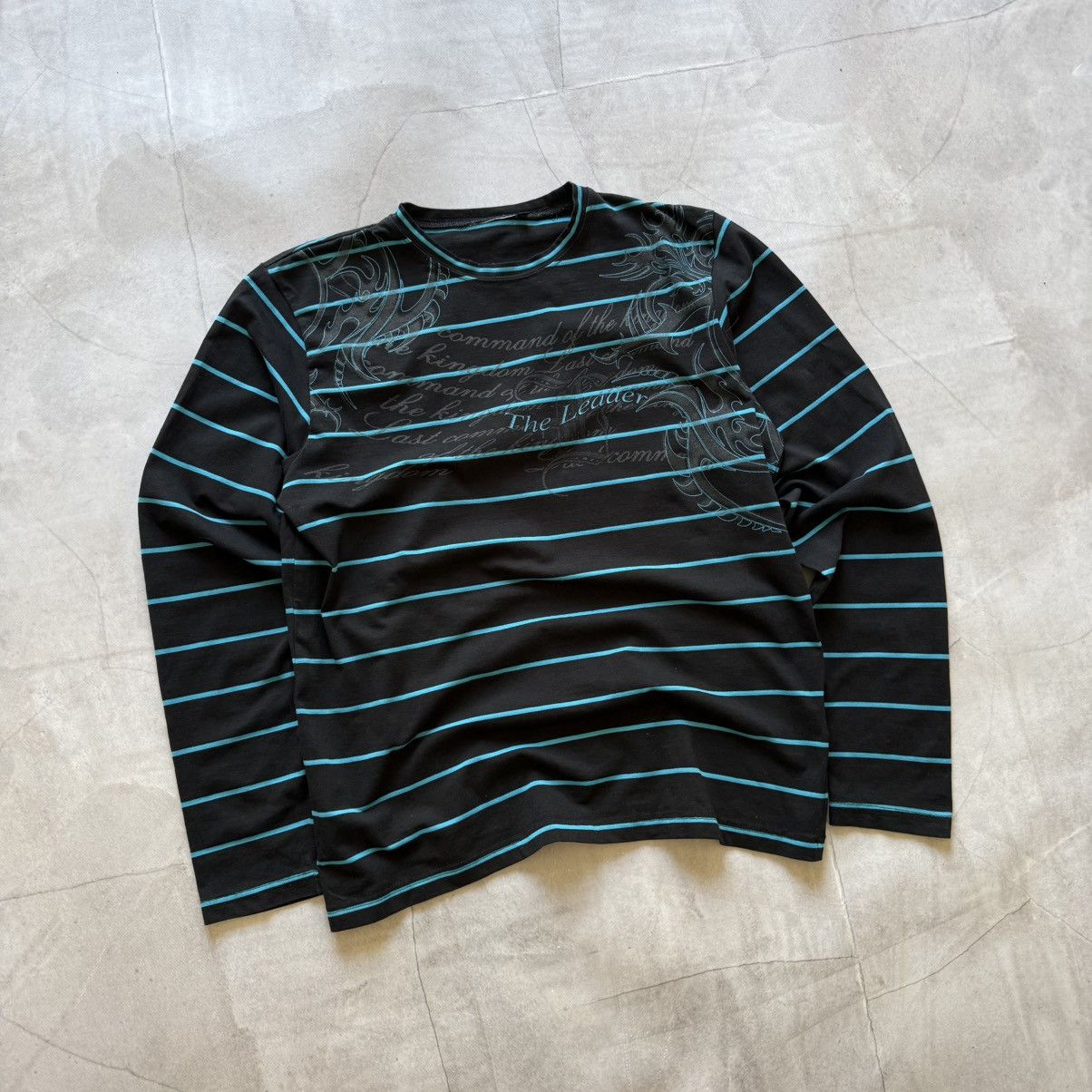 Hysteric Glamour × Undercover Punk Striped Tribal Long Sleeve T Shirt In The Attic Style Size US M / EU 48-50 / 2 - 1 Thumbnail