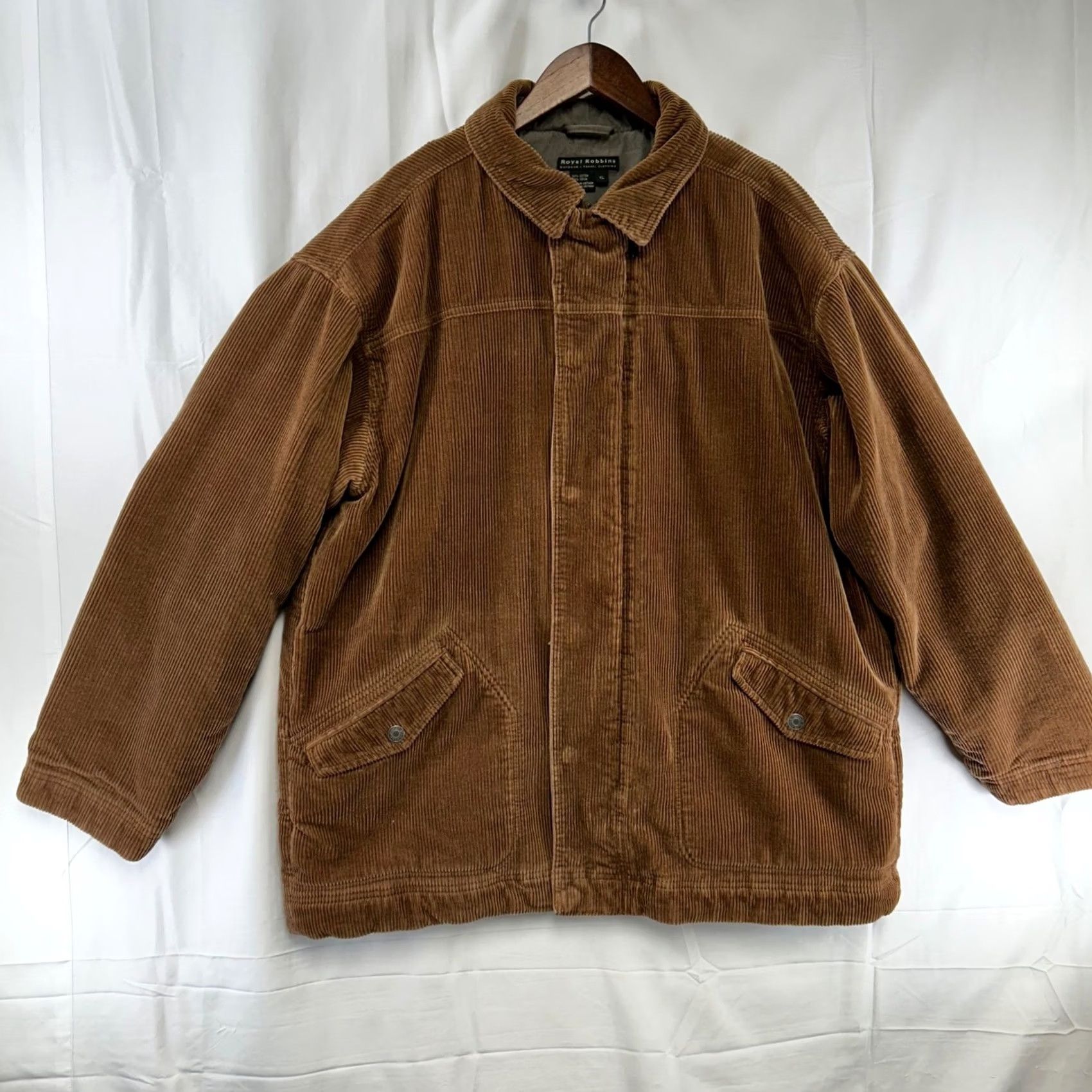 Royal Robbins Royal Robbins Corduroy Jacket Mens XL Brown Quilted Fleece Lined Field Coat Size US XL / EU 56 / 4 - 2 Thumbnail