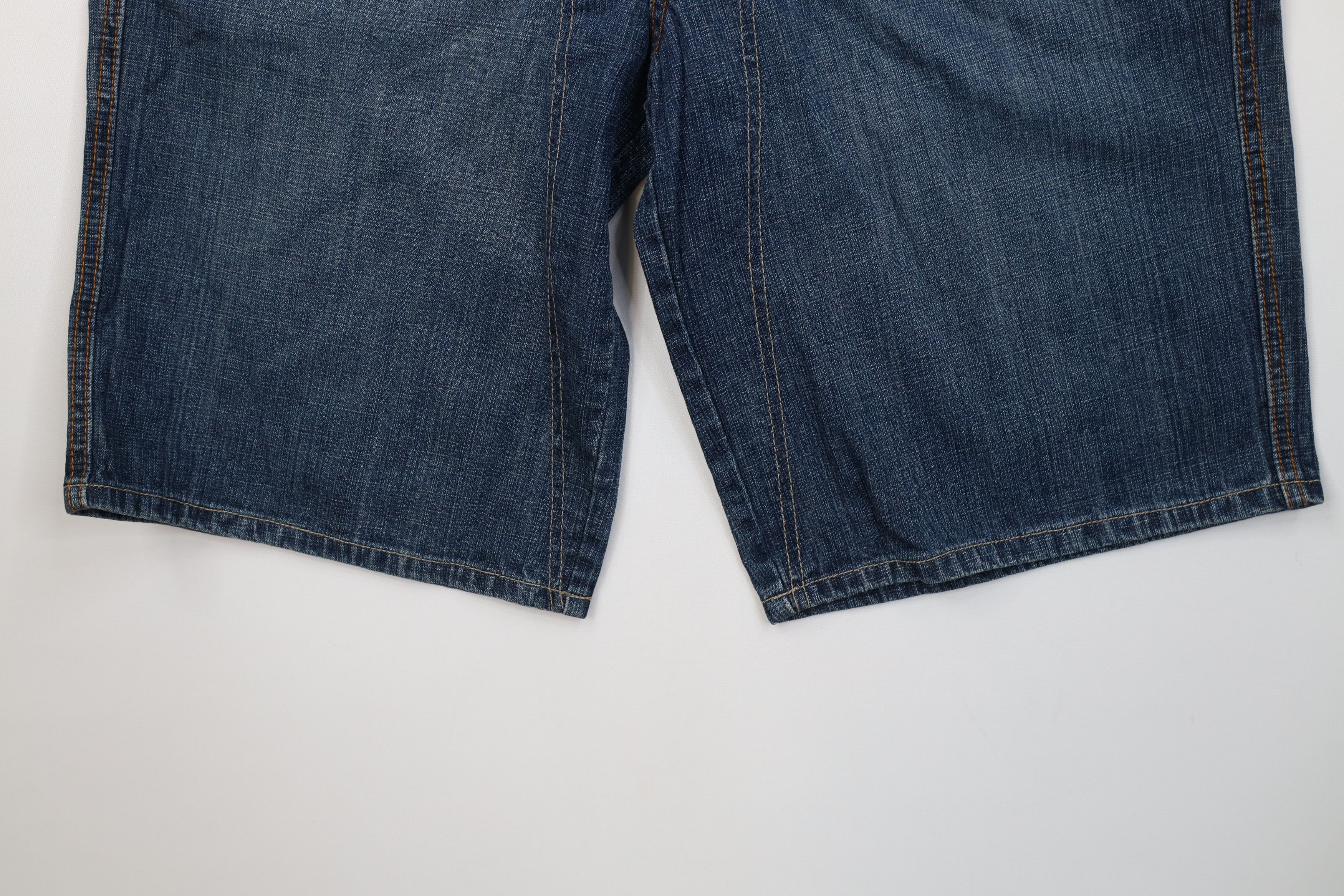 Marithe + Francois Girbaud Deadstock Vintage 90s Marithe Francois Girbaud Denim Shorts Size US 32 / EU 48 - 4 Thumbnail