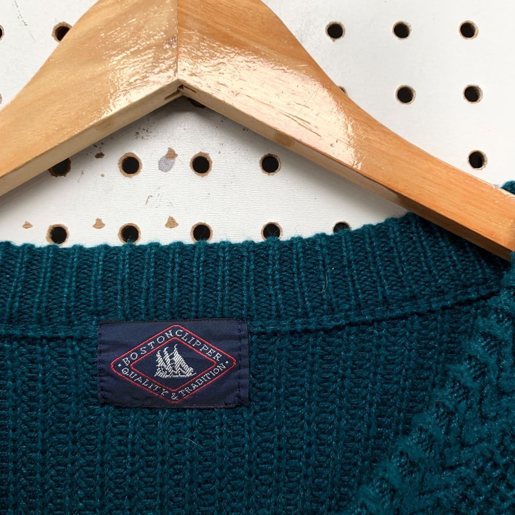 Vintage VINTAGE Boston Clipper Knit Sweater Mens XLK Blue Striped Pullover 24x30 Classic Conversation Size US XL / EU 56 / 4 - 2 Thumbnail