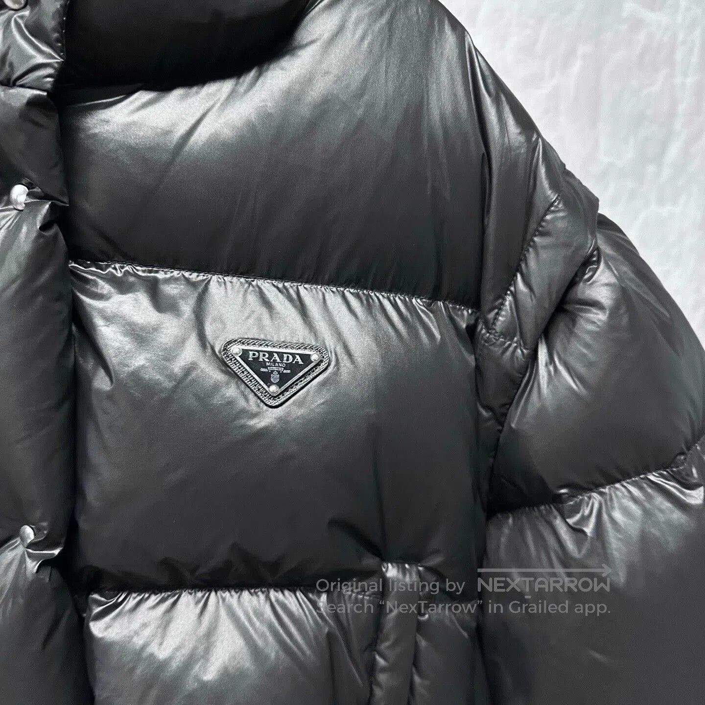 Prada prada detachable sleeve puffer coat. Size L / US 10 / IT 46 - 3 Thumbnail