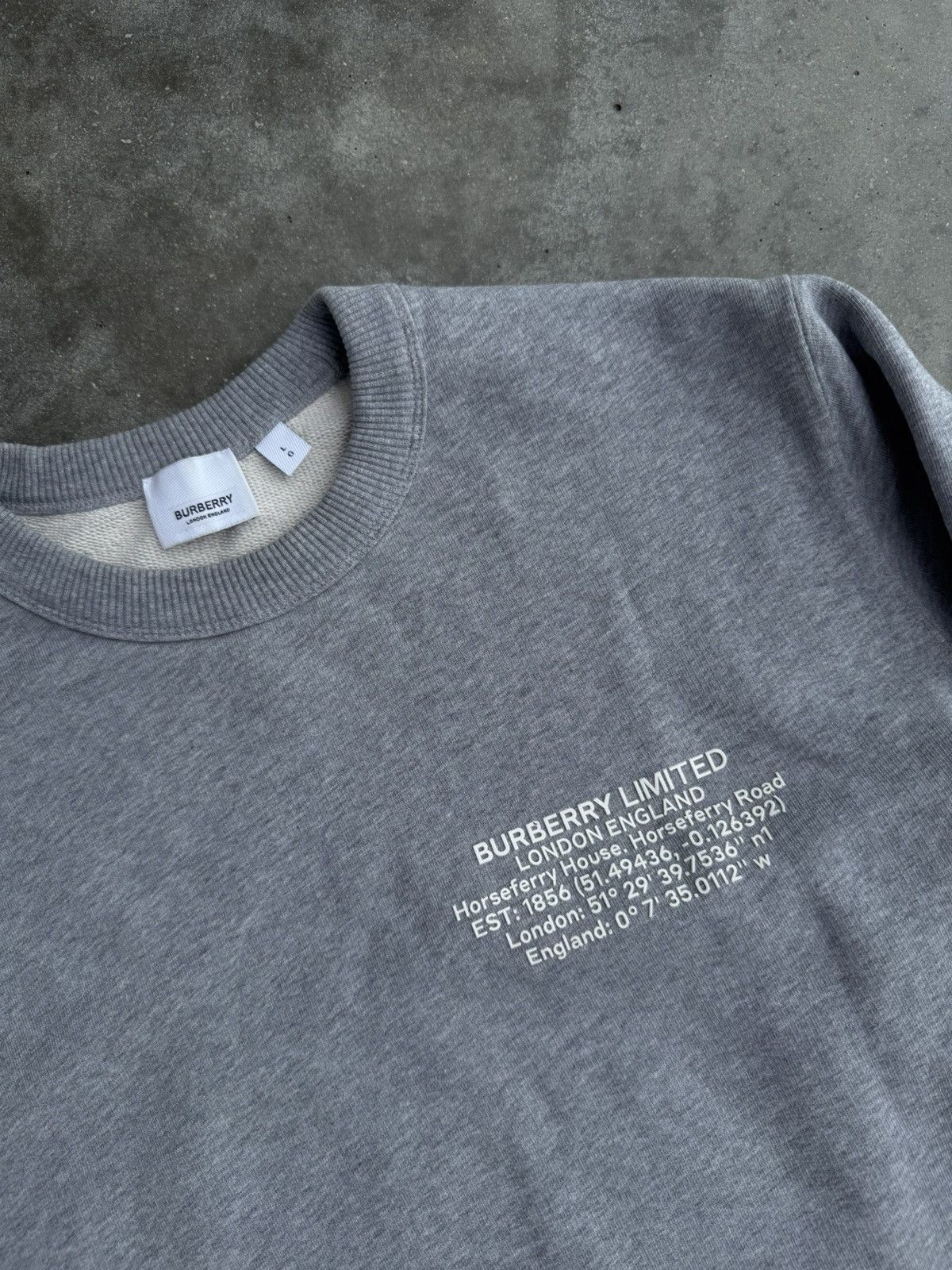 Burberry Burberry Crewneck sweatshirt basic luxury designer hype Size US L / EU 52-54 / 3 - 3 Thumbnail