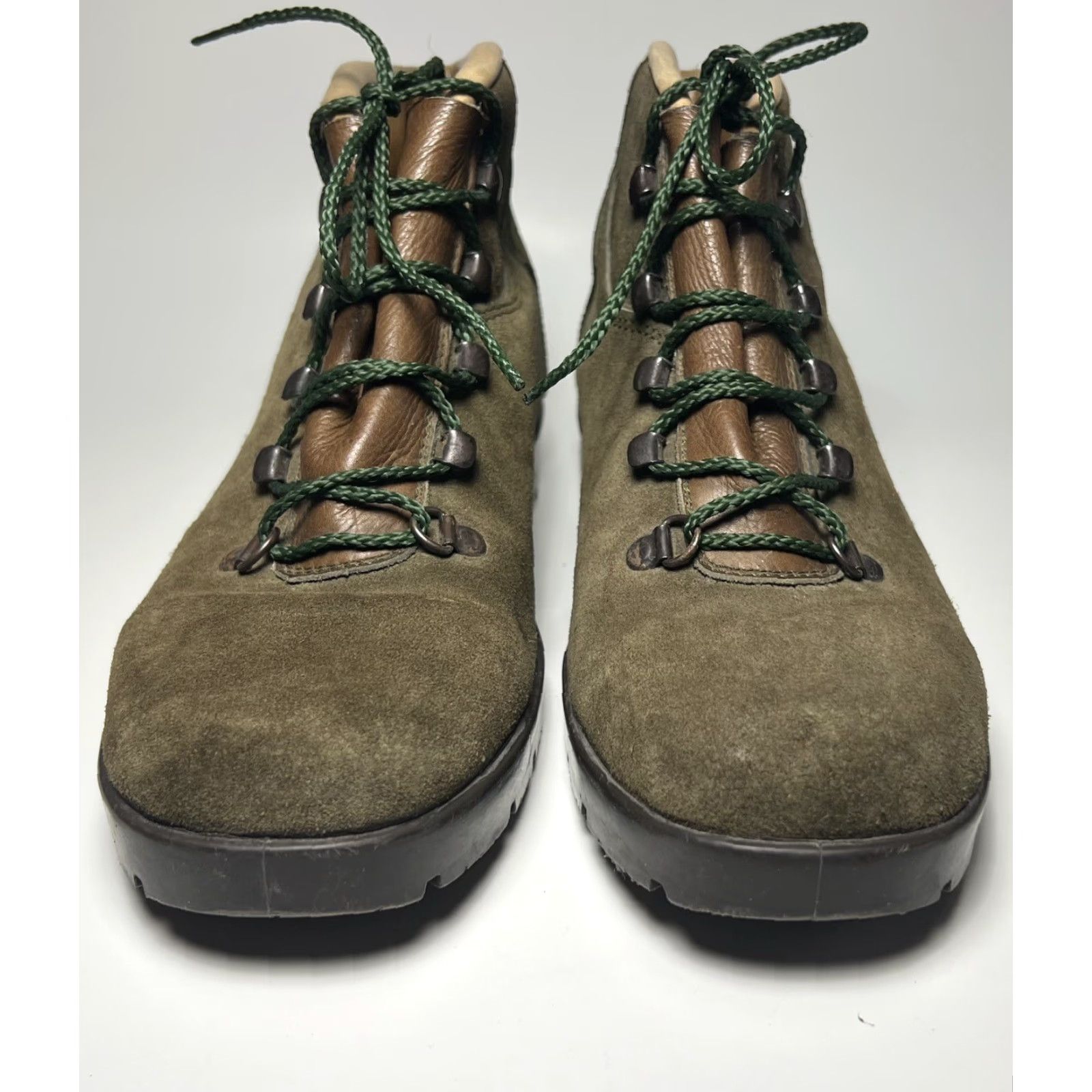 Red Wing Red Wing Mountaineering Suede Hiking Boots Vendramini Italy Soles 6.5 Women 7.5 Boots Brown Suede Hiking, Trail Italy Mens Womens 6.5 7.5 Size US 8 / IT 38 - 4 Thumbnail