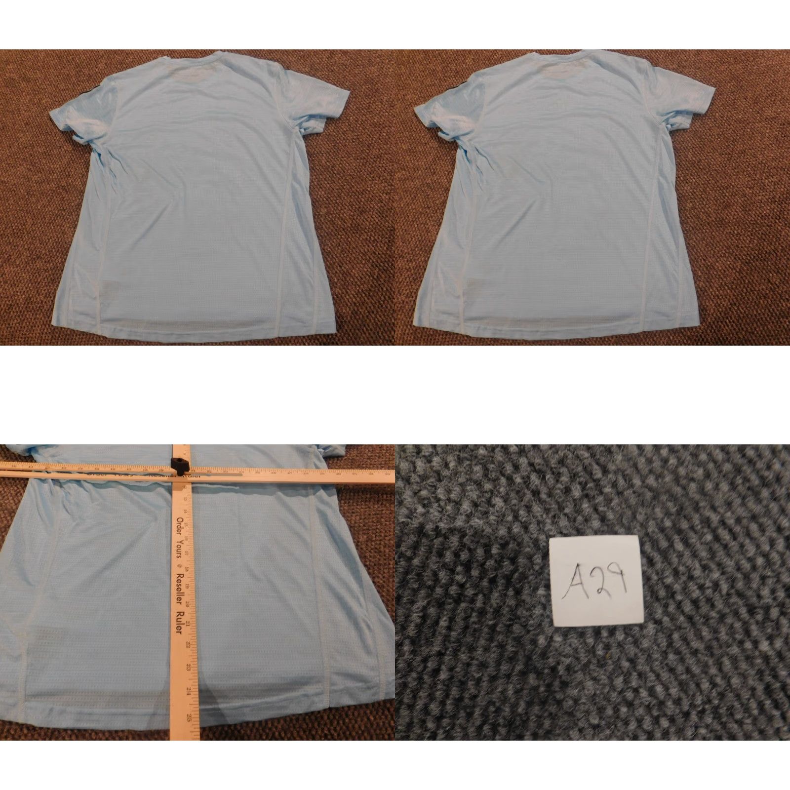 Adidas Adidas Womens Shirt L blue Polo Crew Neck Short Sleeve Solid Size L / US 10 / IT 46 - 8 Thumbnail