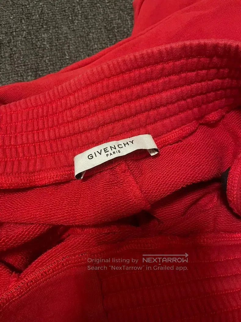 Givenchy Givenchy Red Embroidered Sweatpants. Size US 34 / EU 50 - 5 Thumbnail