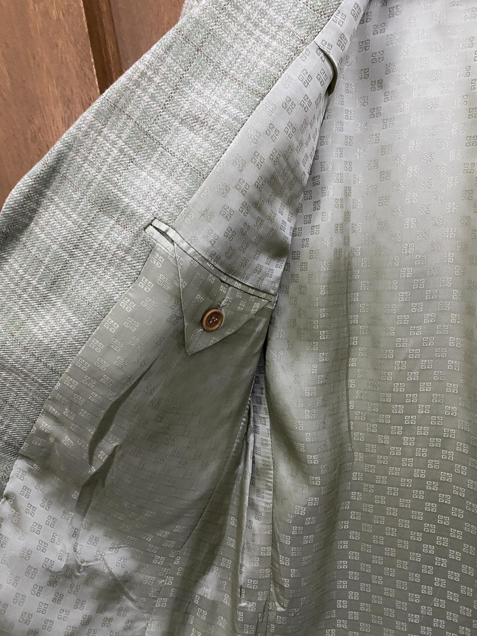 Givenchy Givenchy Classic Fit Plaid Suit Wool Blazer Size US L / EU 52-54 / 3 - 6 Thumbnail