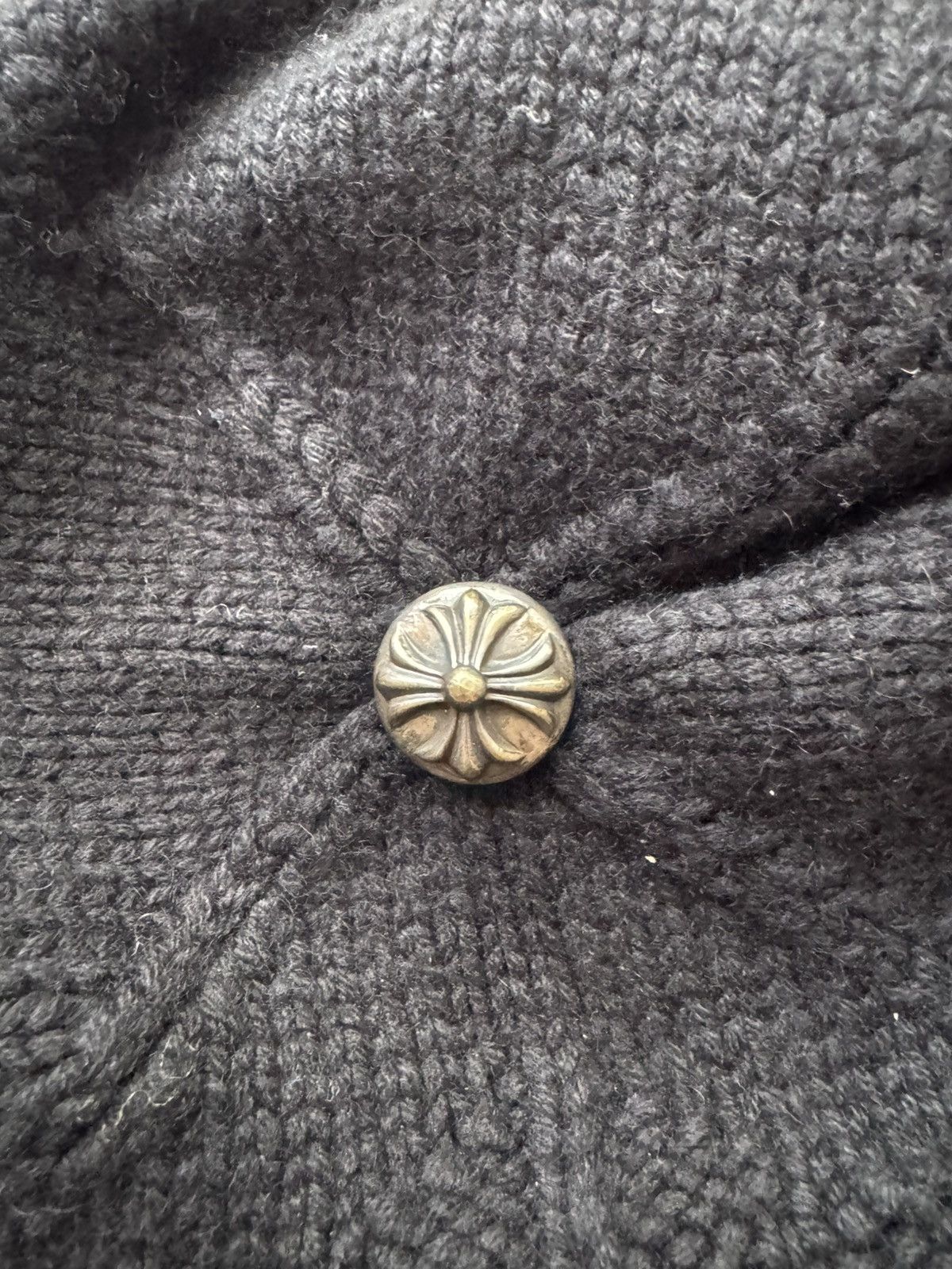 Chrome Hearts CHROME HEARTS Black Cashmere Knit Hat Size ONE SIZE - 2 Thumbnail