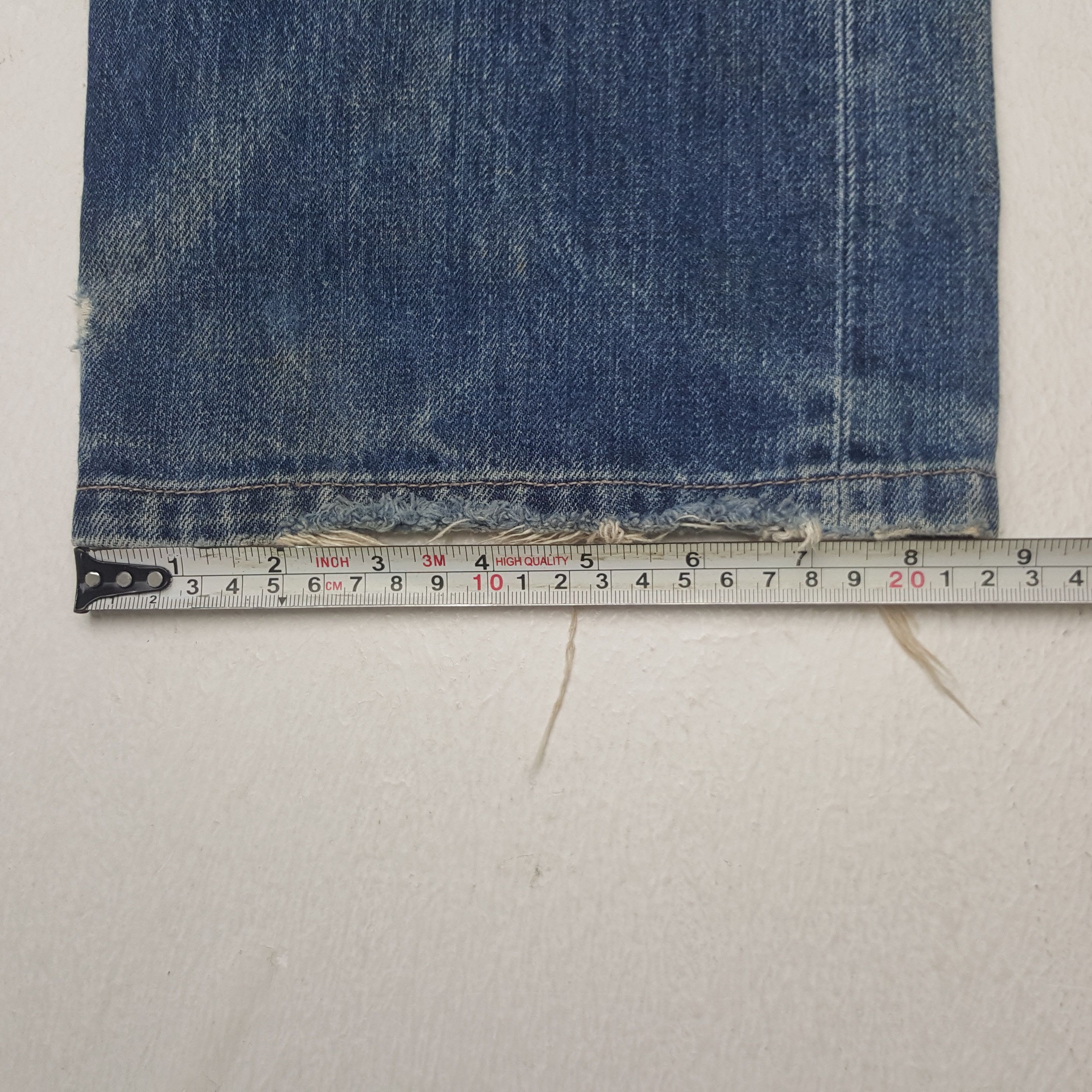 Levi's × Vintage Vintage Levi's Selvedge American Distressed Denim Jeans Size US 32 / EU 48 - 13 Thumbnail