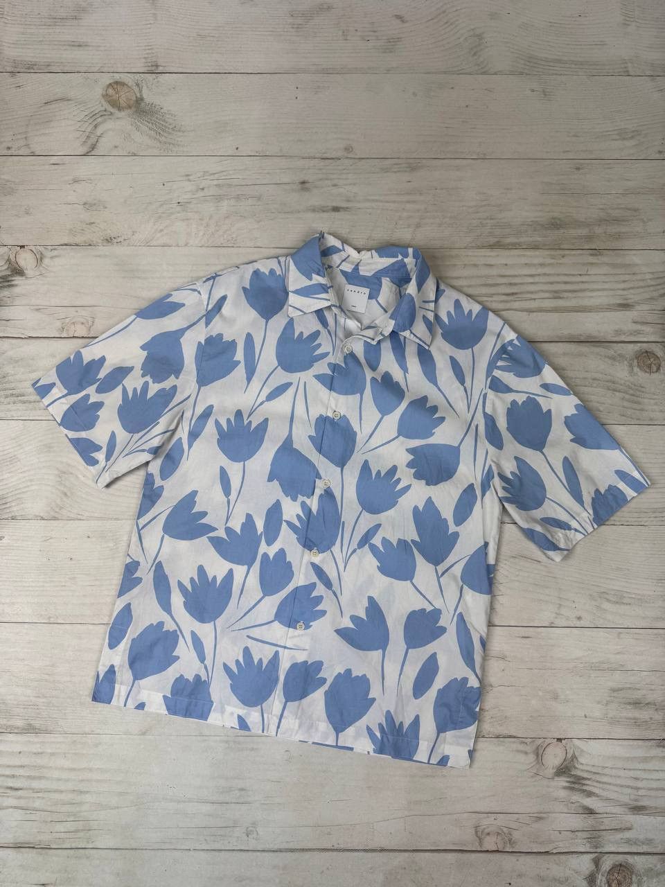 Sandro Sandro Short Sleeve Shirt Button Up Size US S / EU 44-46 / 1 - 1 Thumbnail