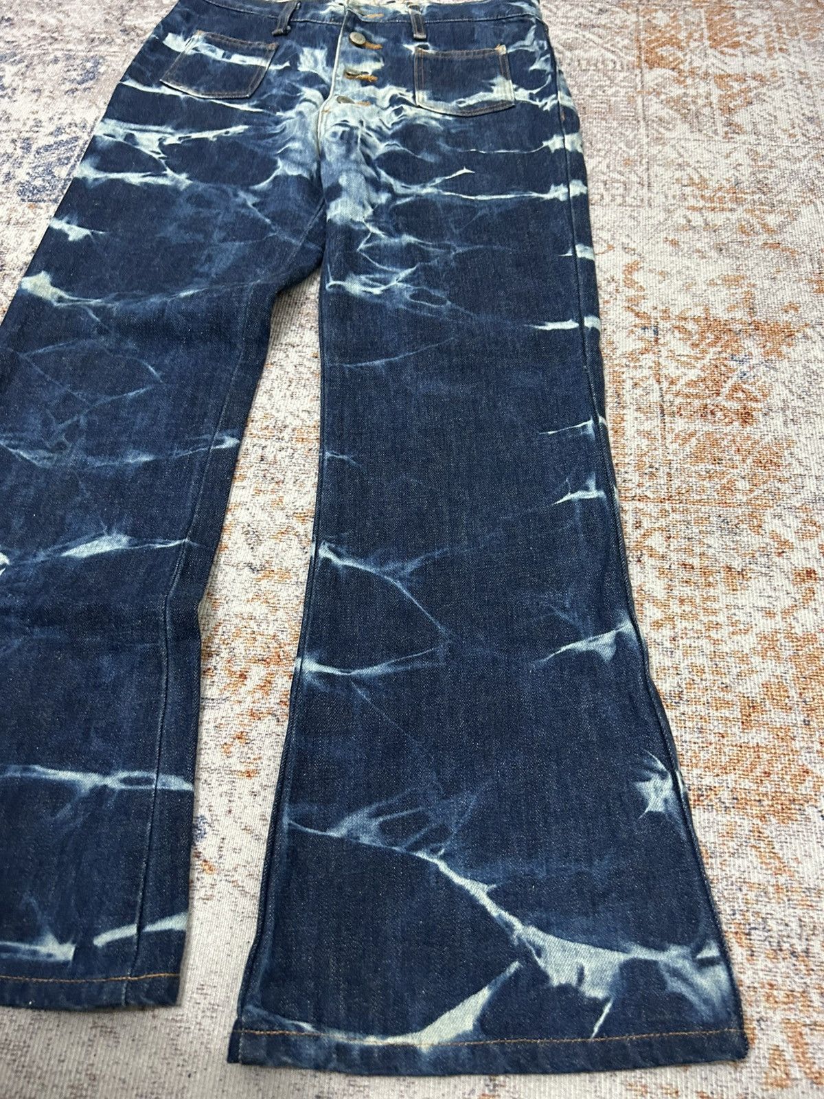 Wrangler Vintage Wrangler Acid Wash Flare Jeans Size US 30 / EU 46 - 5 Thumbnail