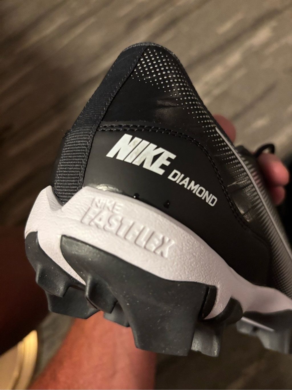 Nike Nike Men’s Black and White Fast Flex Baseball Cleats Size US 11.5 / EU 44-45 - 4 Thumbnail