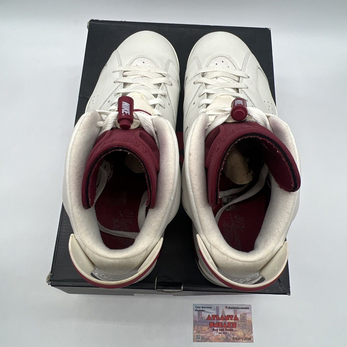Jordan Brand Air Jordan 6 maroon Size US 12 / EU 45 - 7 Thumbnail