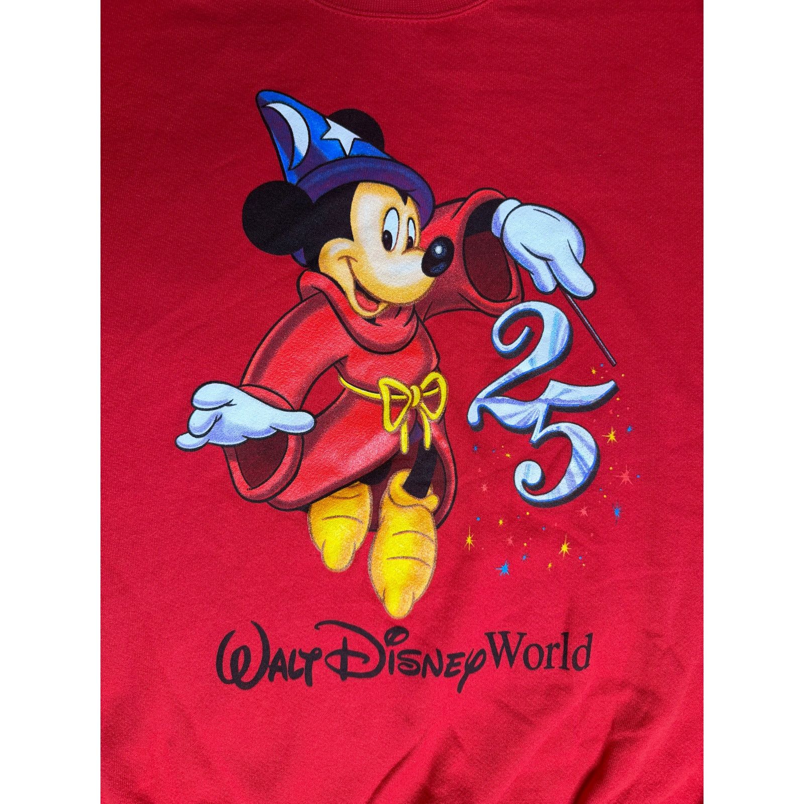 Disney × Vintage Vintage 90s Disney World Mickey Mouse Crewneck Sweatshirt Size US XXL / EU 58 / 5 - 3 Thumbnail