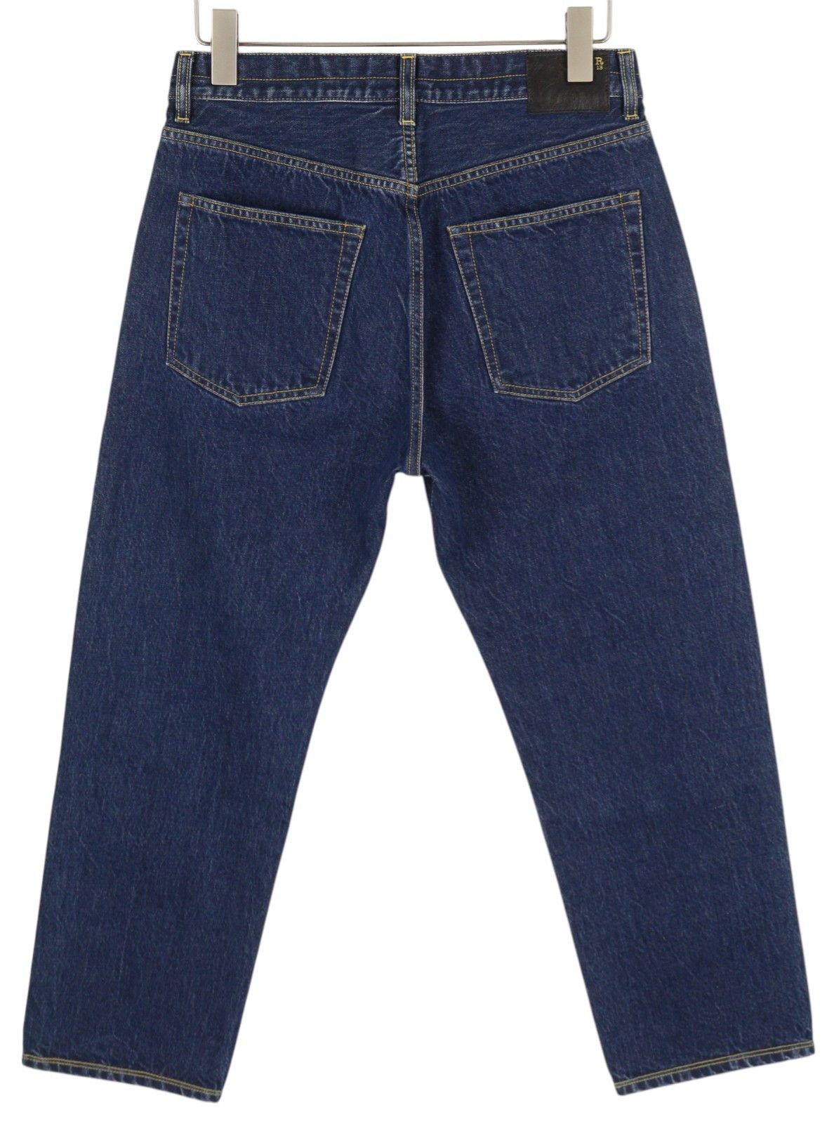 R13 DOUBLE POCKET BOYFRIEND 27 Rinse Ankle Cropped 85791 Size 27" / US 4 / IT 40 - 2 Thumbnail