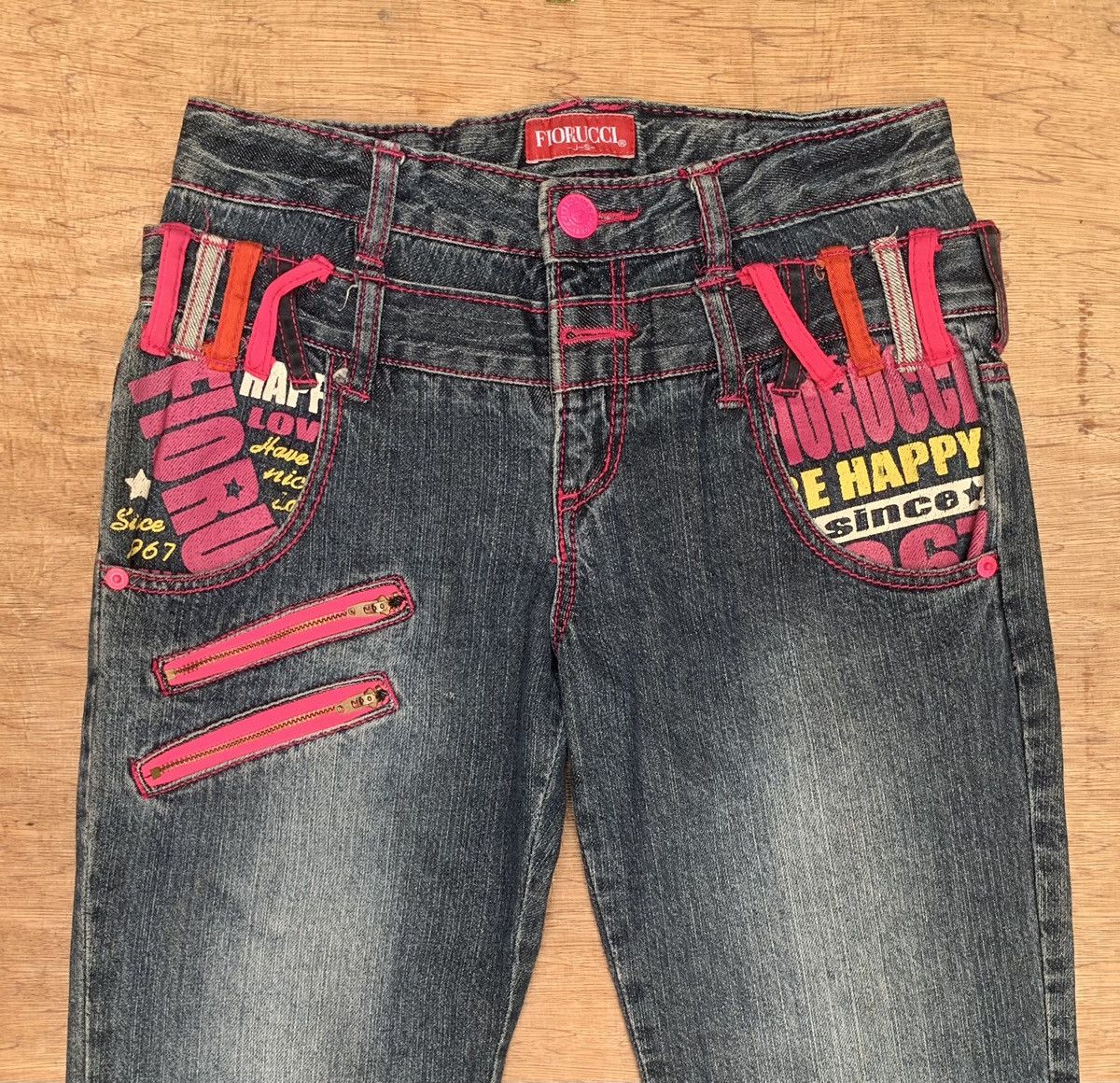 Fiorucci Rare.. Fiorucci Double Waist ZipperJean Pants Size US 28 / EU 44 - 8 Thumbnail