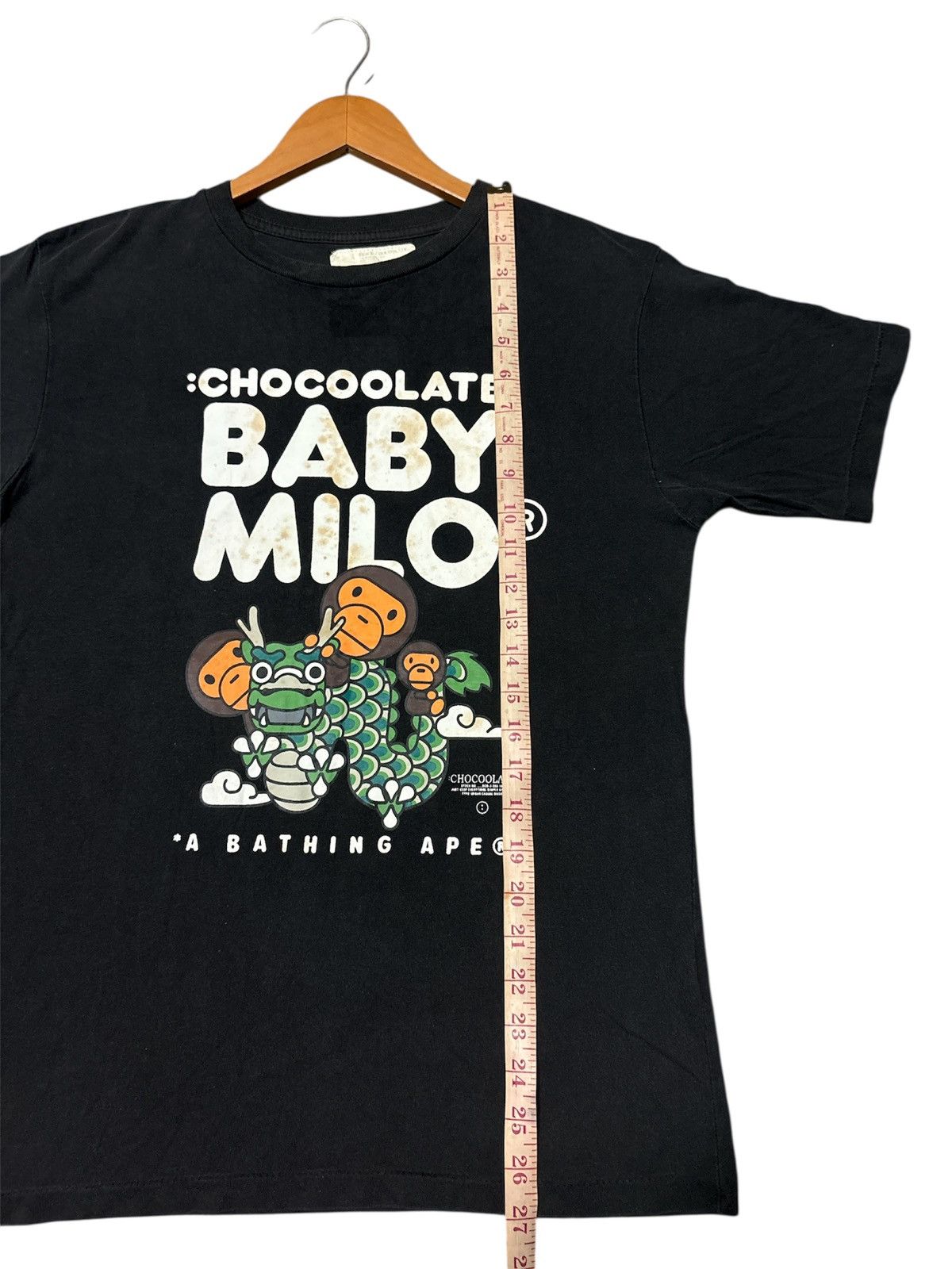 Bape 🔥RARE🔥A BATHING APE X BABY MILO CHOCOOLATE TSHIRT TEE💥 Size US L / EU 52-54 / 3 - 12 Thumbnail