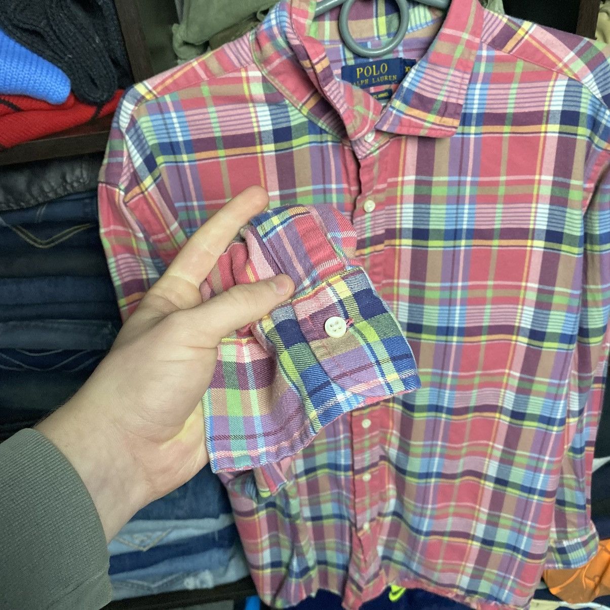 Polo Ralph Lauren Luxury Polo Ralph Lauren Flannel button multicolored shirt Size US XL / EU 56 / 4 - 4 Thumbnail