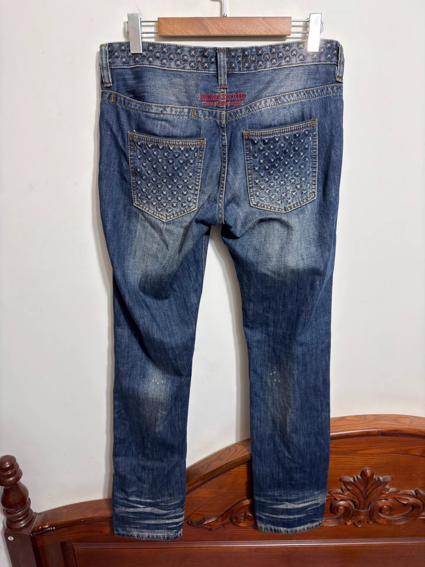 Philipp Plein Blue Denim Jeans with Distressed Design Size 32 Size US 32 / EU 48 - 2 Thumbnail