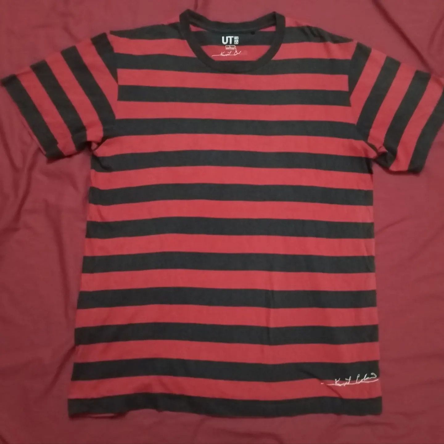 Band Tees 🎸Nirvana Kurt Cobain Stripes Tshirt grunge rock icon Size US M / EU 48-50 / 2 - 2 Thumbnail