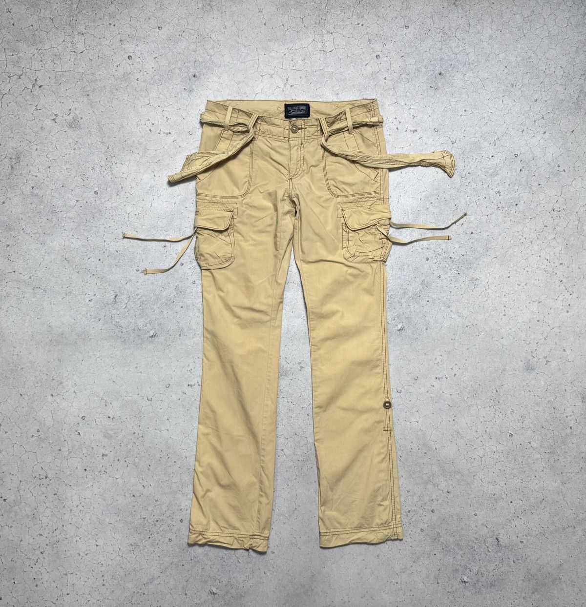 Polo Ralph Lauren × Ralph Lauren × Vintage Polo Ralph Lauren Jeans Company Vintage Bondage Cargo Pants Size US 28 / EU 44 - 1 Thumbnail