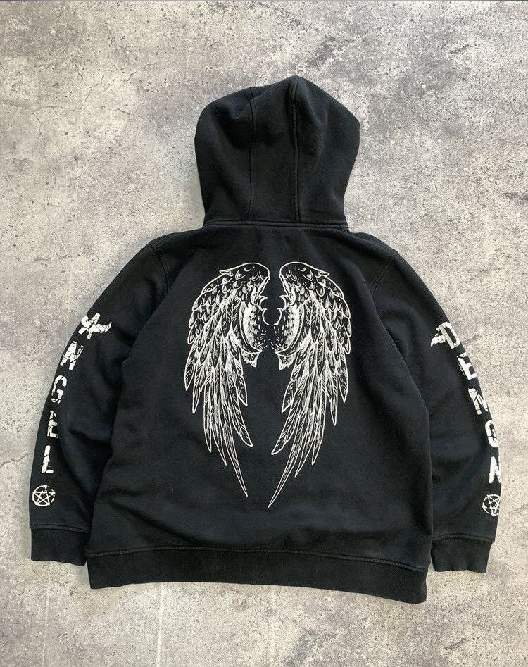 Affliction Vintage Insane Affliction Cyber Goth Opium Style Hoodie Y2K Size US M / EU 48-50 / 2 - 8 Thumbnail