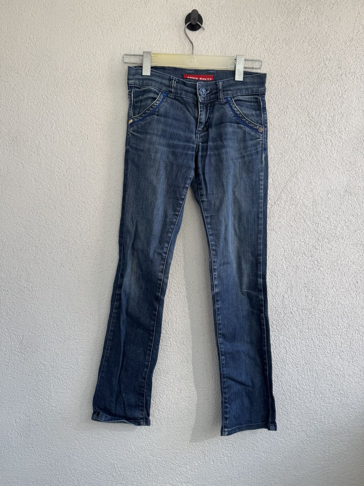 Miss Sixty Miss Sixty Girls Jeans Age 12 Blue Denim Y2K Size 24" / US 00 / IT 34 - 1 Thumbnail