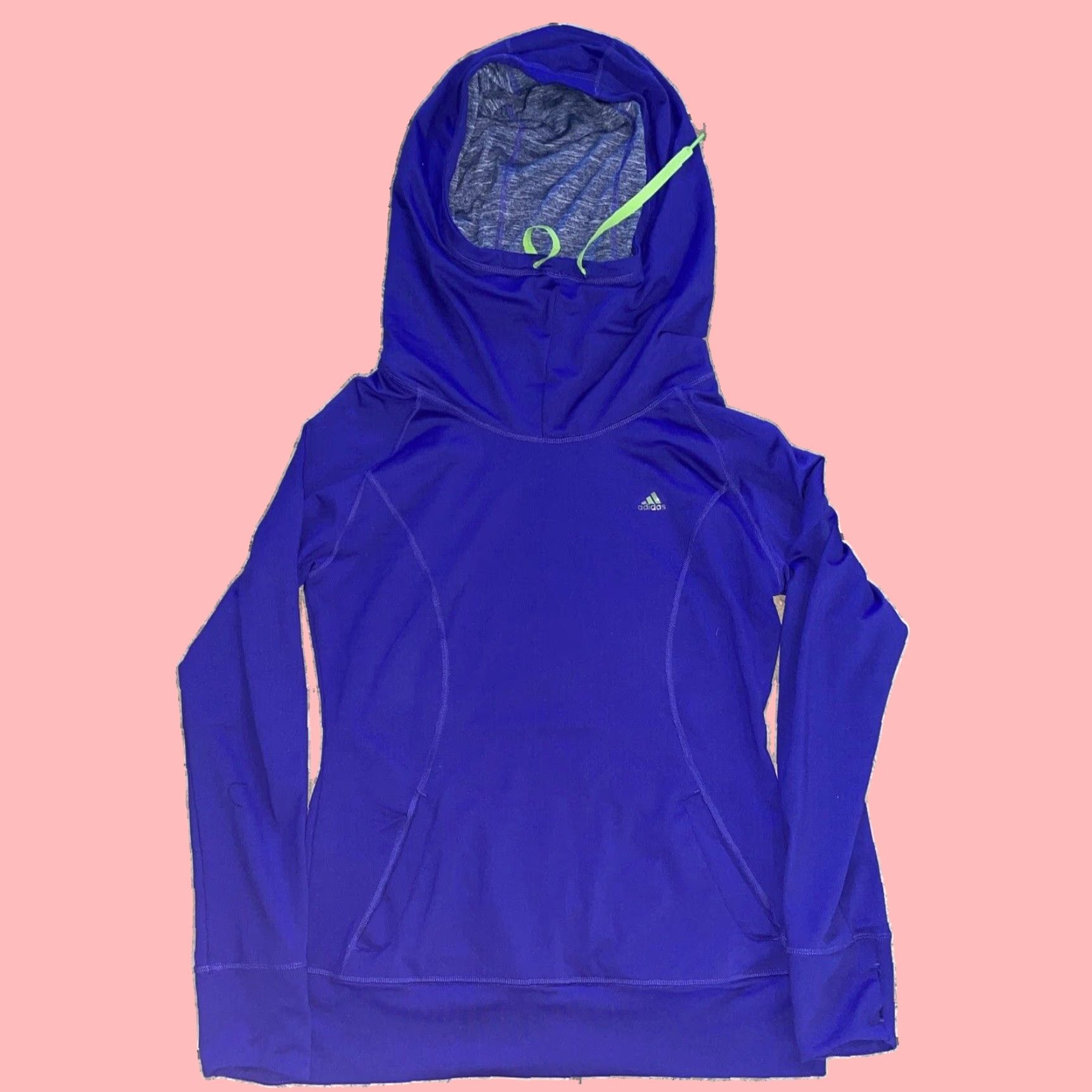 Adidas Purple Womens M Hoodie Climalite Moisture Wicking Adidas Sweatshirt Grailed