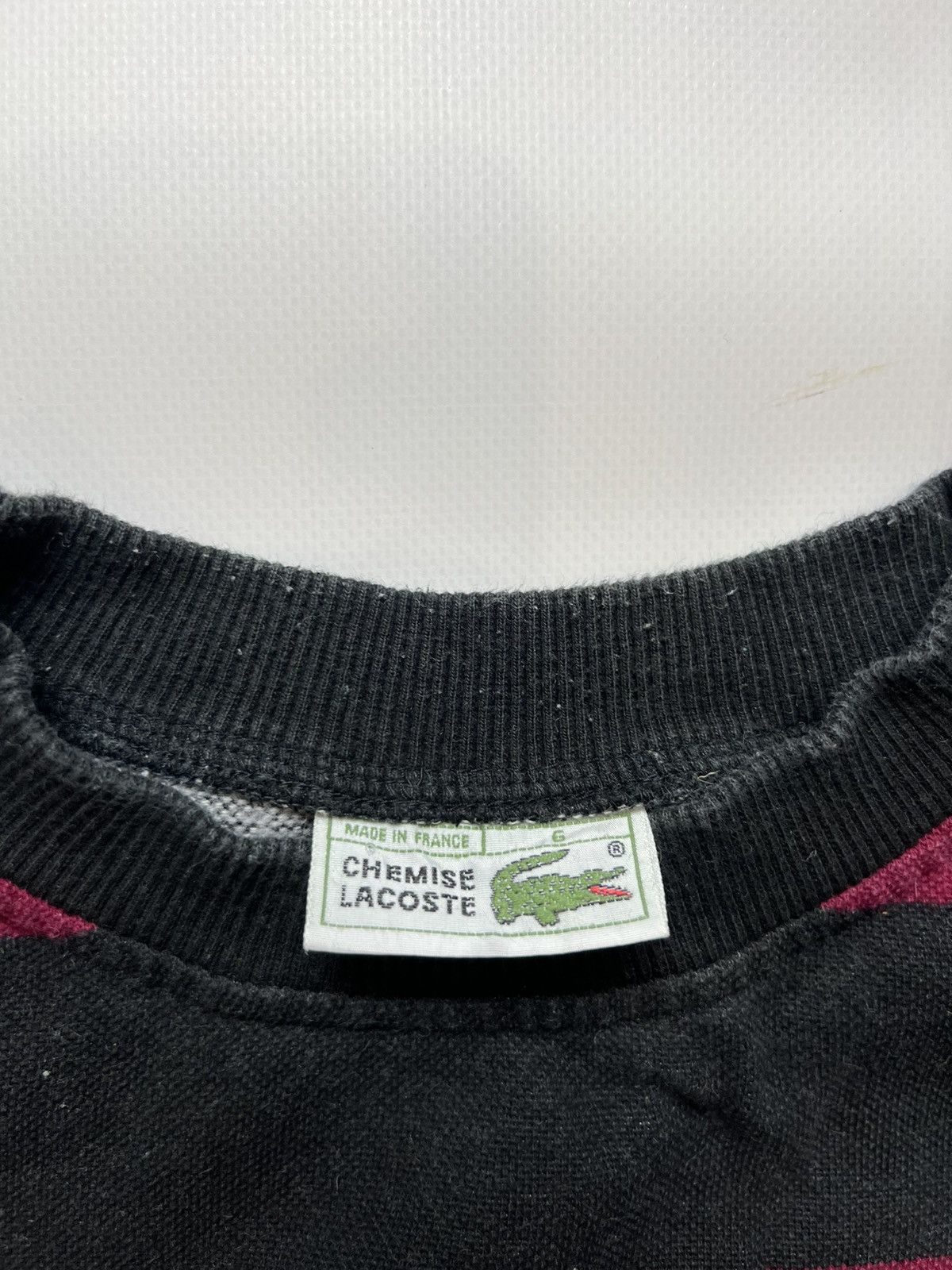 Lacoste Vintage Lacoste Sweater Striped Knit Baggy 90s Size US XL / EU 56 / 4 - 5 Thumbnail